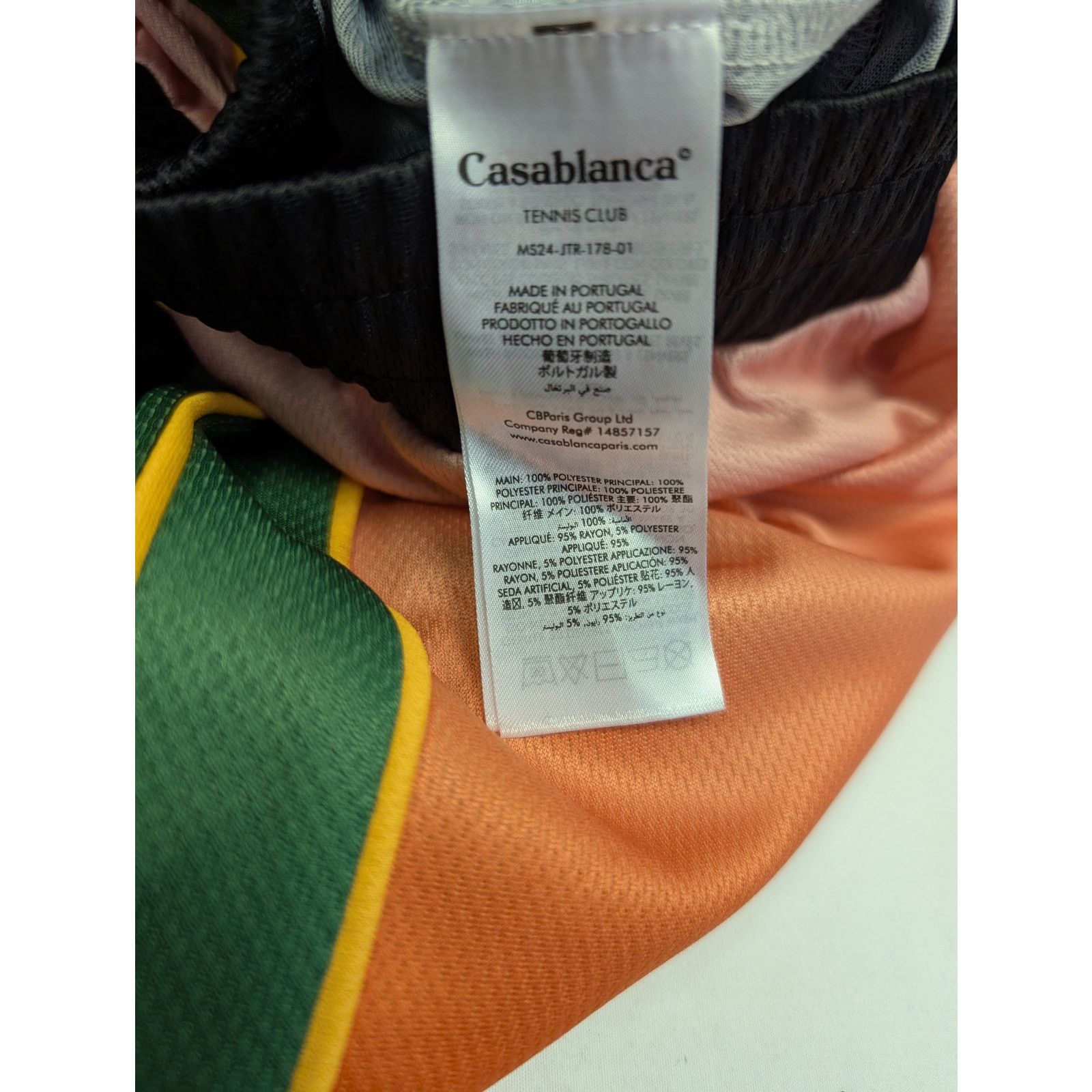 Casablanca o1rshd1 CC20 Birdseye Mesh Men's Football Shorts Multicolor Size US 32 / EU 48 - 15 Thumbnail