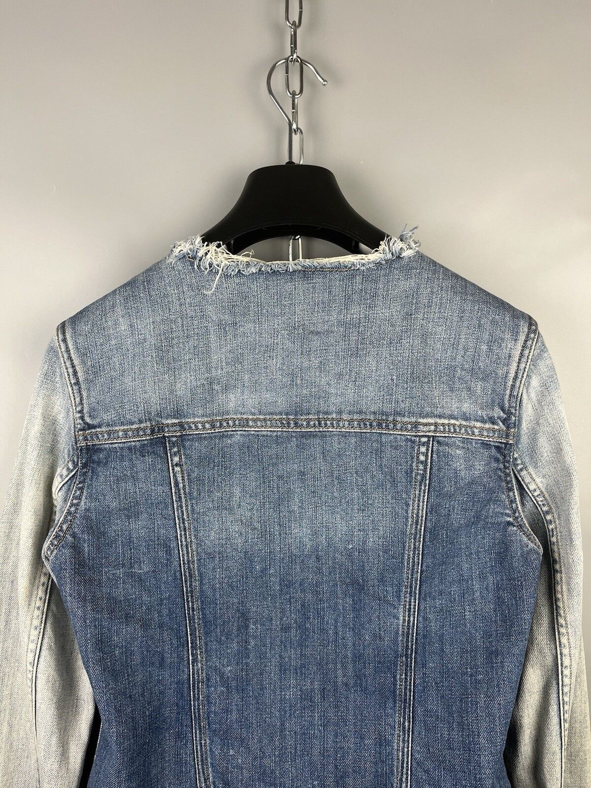 Allsaints Allsaints Womens Aya Denim Casual Jacket Size S / US 4 / IT 40 - 12 Thumbnail
