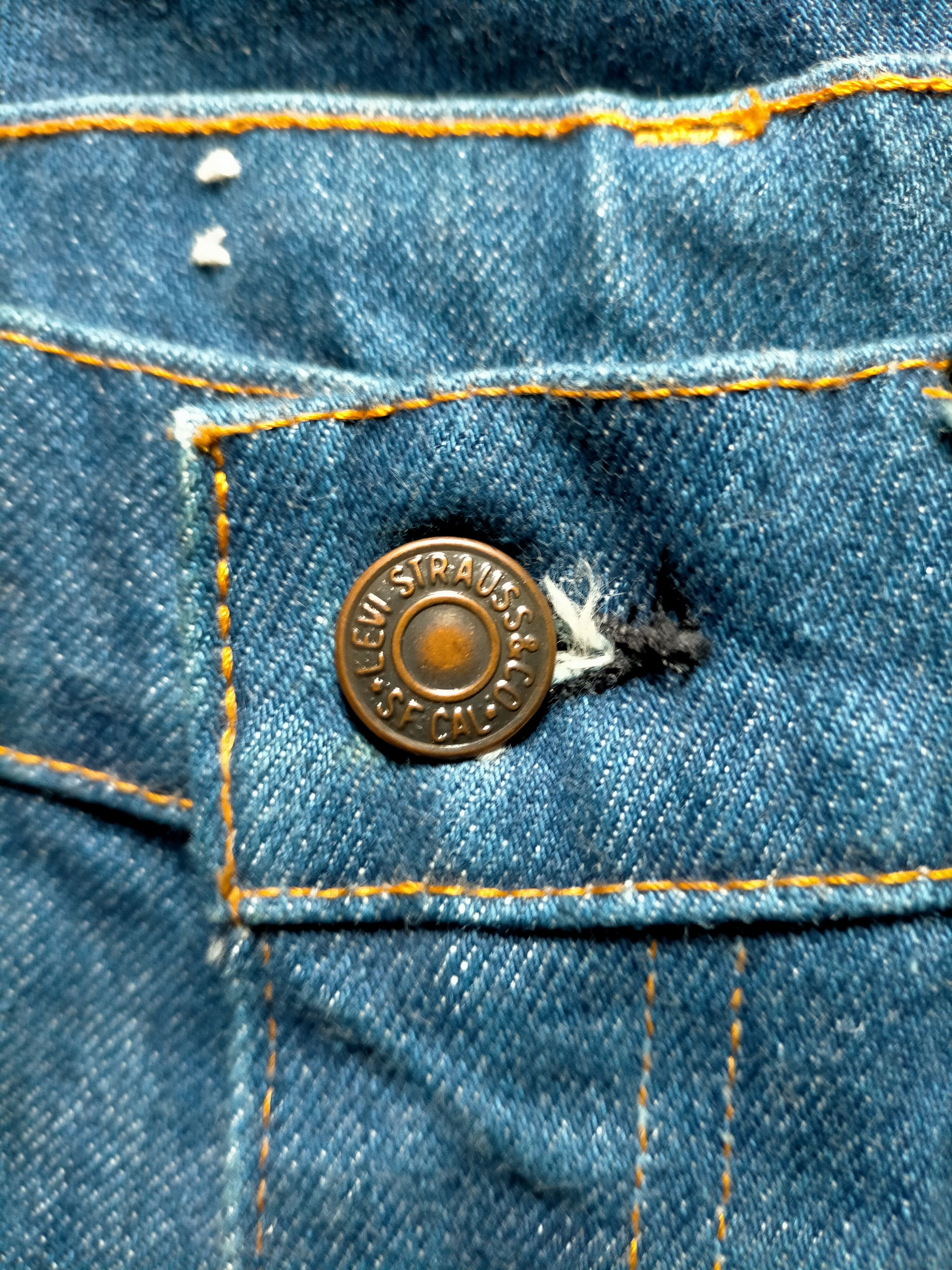 Levi's Flare Jeans Vtg 80s Levis 507 Boot cut Denim Size US 29 - 14 Thumbnail