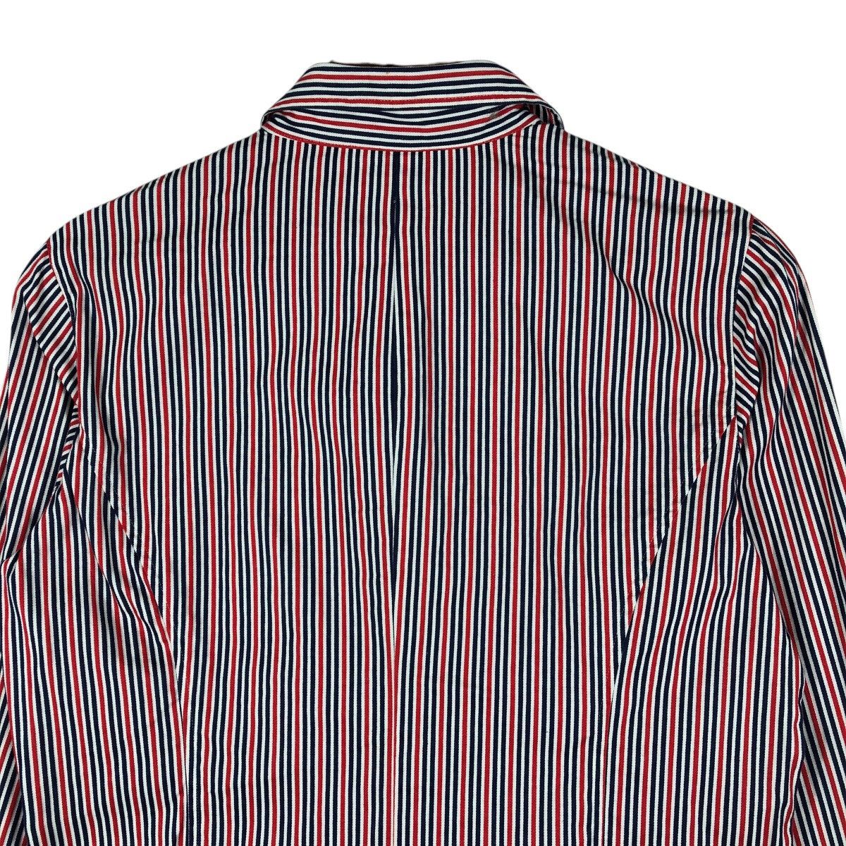 Japanese Brand ELLE Chemise Vertical Stripe Blazer Jacket Size XS / US 0-2 / IT 36-38 - 5 Thumbnail