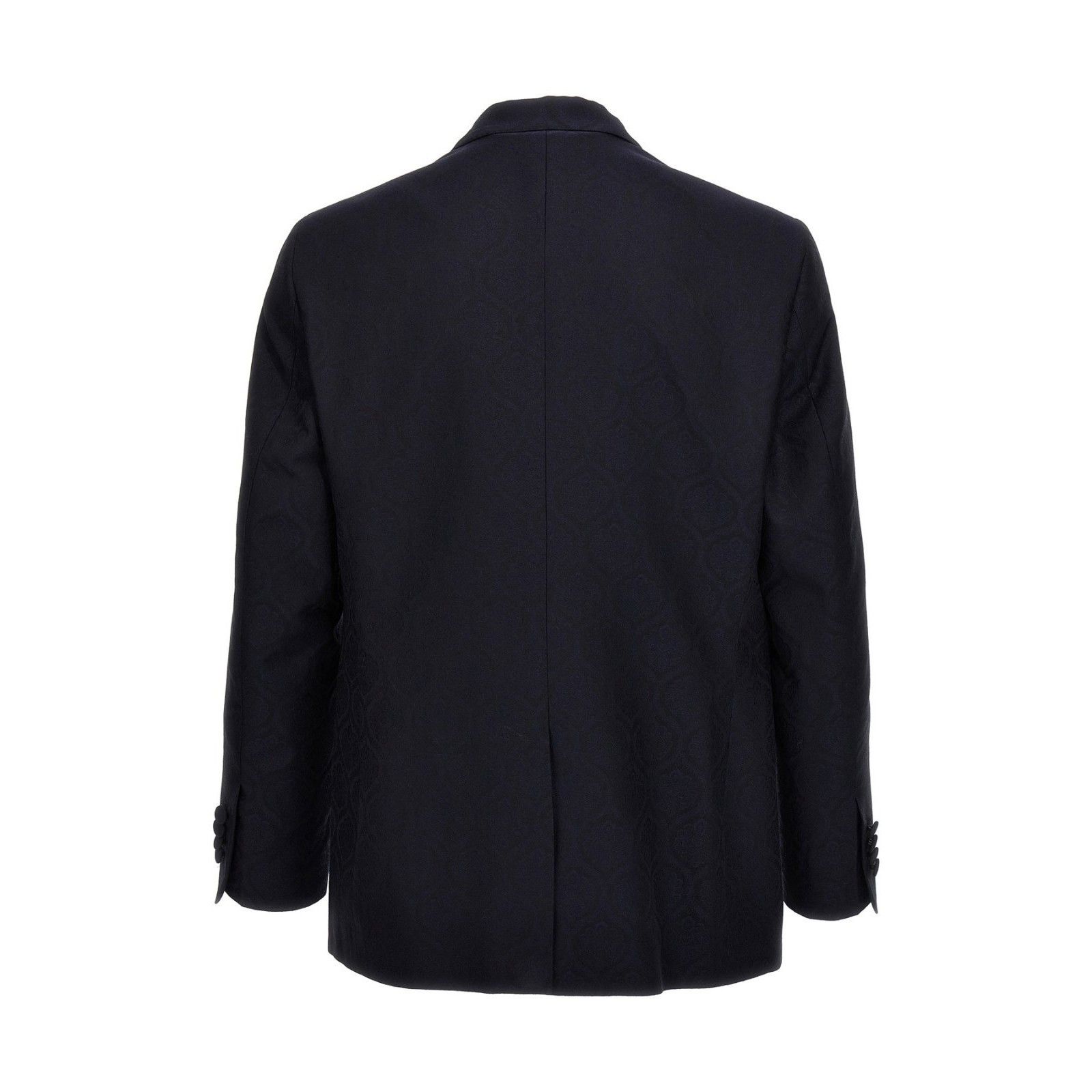 Etro ETRO Single-Breasted Blue Wool Jacquard Blazer New & Authent Size US M / EU 48-50 / 2 - 2 Thumbnail