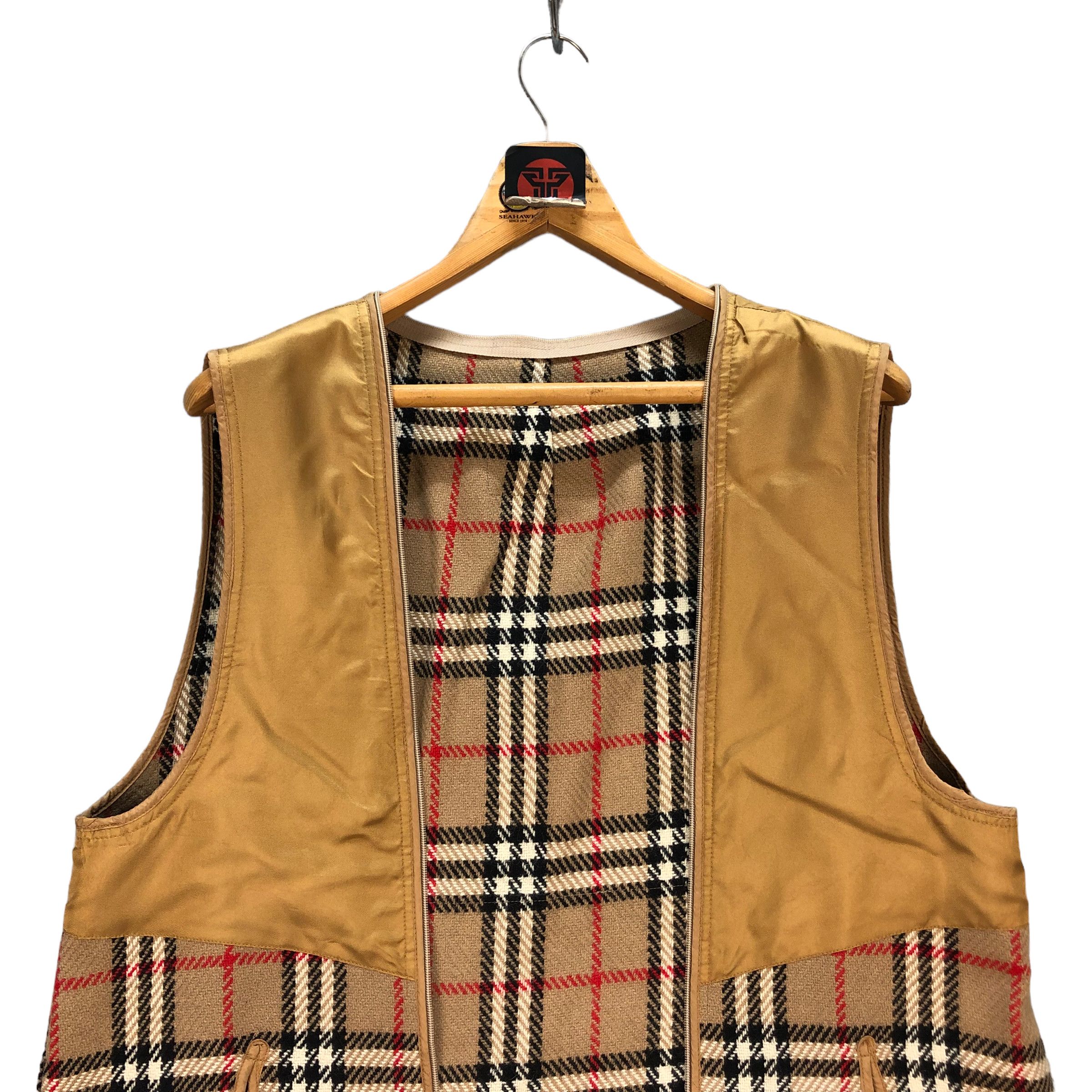 Burberry VINTAGE BURBERRY NOVA CHECK INNER JACKET #7393-142 Size US L / EU 52-54 / 3 - 3 Thumbnail