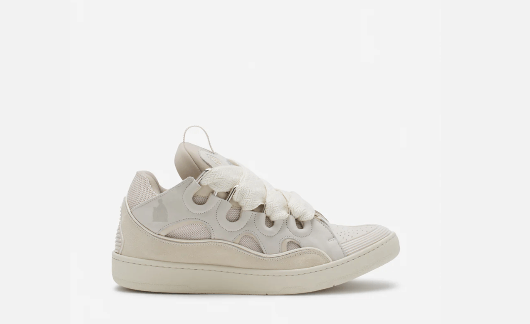 Lanvin BNWT SS24 LANVIN BASKET CURB MONOCHROME SNEAKERS PEACH 41 Size US 8 / EU 41 - 1 Thumbnail