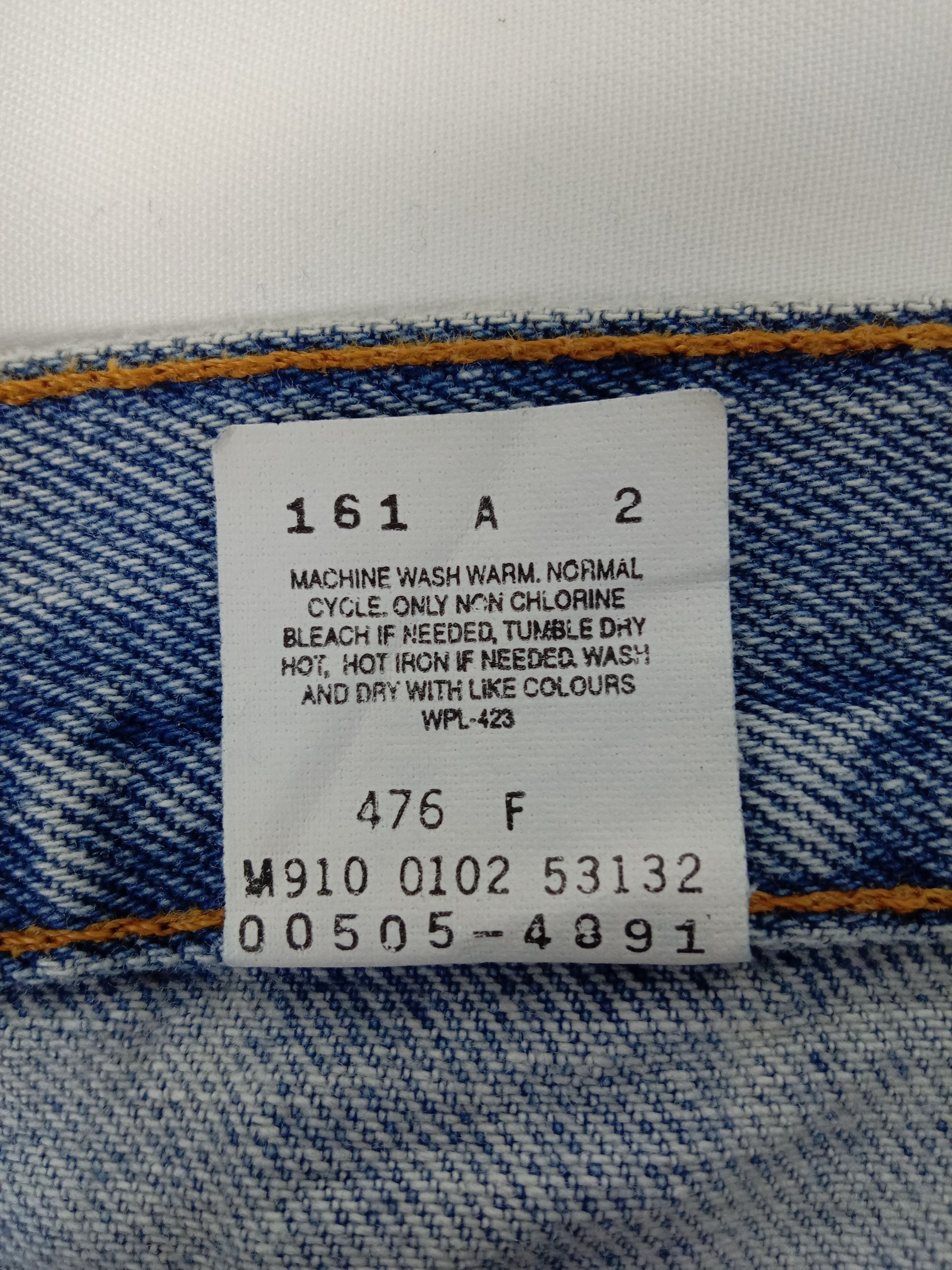 Levi's Vintage Levi's 505 Jeans Light Wash Straight Fit Denim Size US 40 / EU 56 - 12 Thumbnail