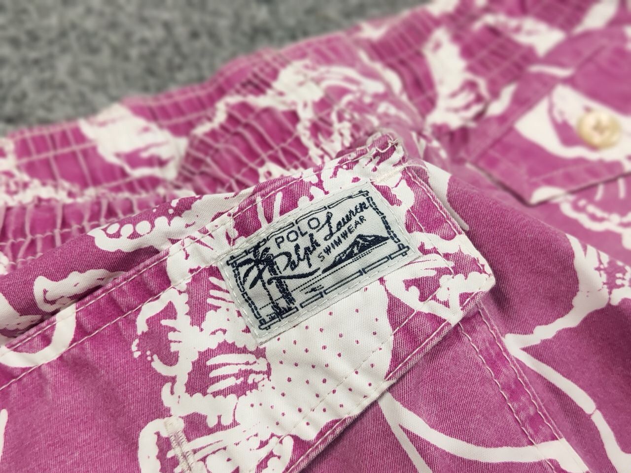Polo Ralph Lauren Polo Ralph Lauren Pink Flowers Canvas Nylon Shorts Vintage Size US 32 / EU 48 - 11 Thumbnail