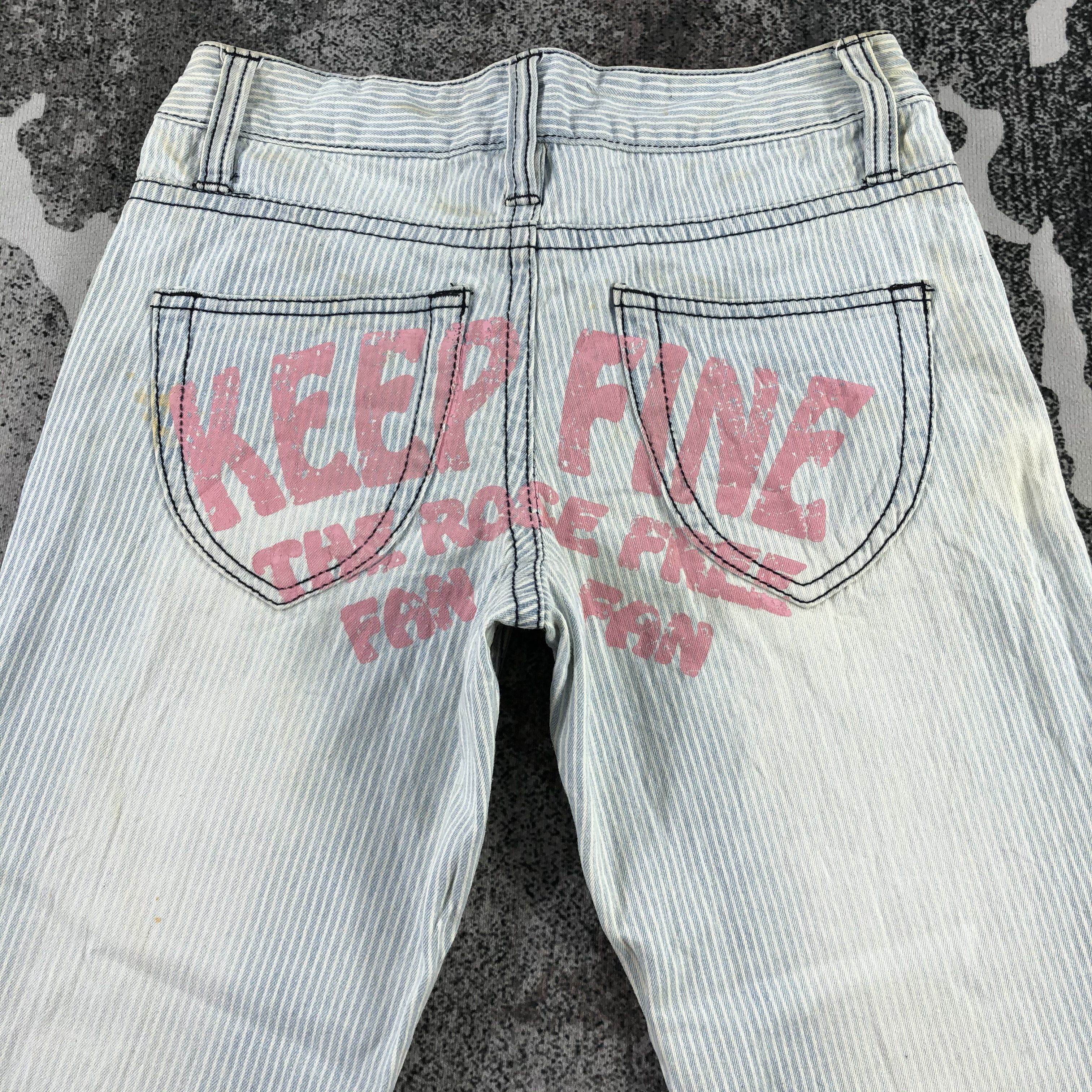 Japanese Brand Japanese Brand Rose Fan Hikory Jeans Size US 28 / EU 44 - 4 Thumbnail