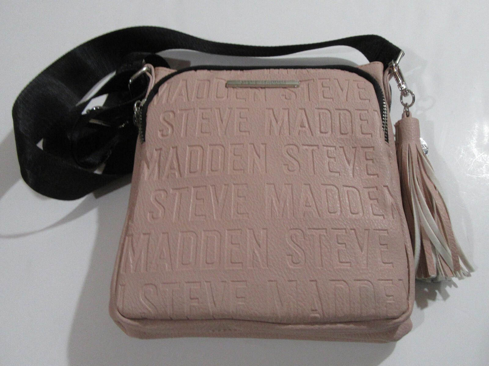 Steve Madden Bglamm Crossbody Bag Signature Logo New in Pink, Women's