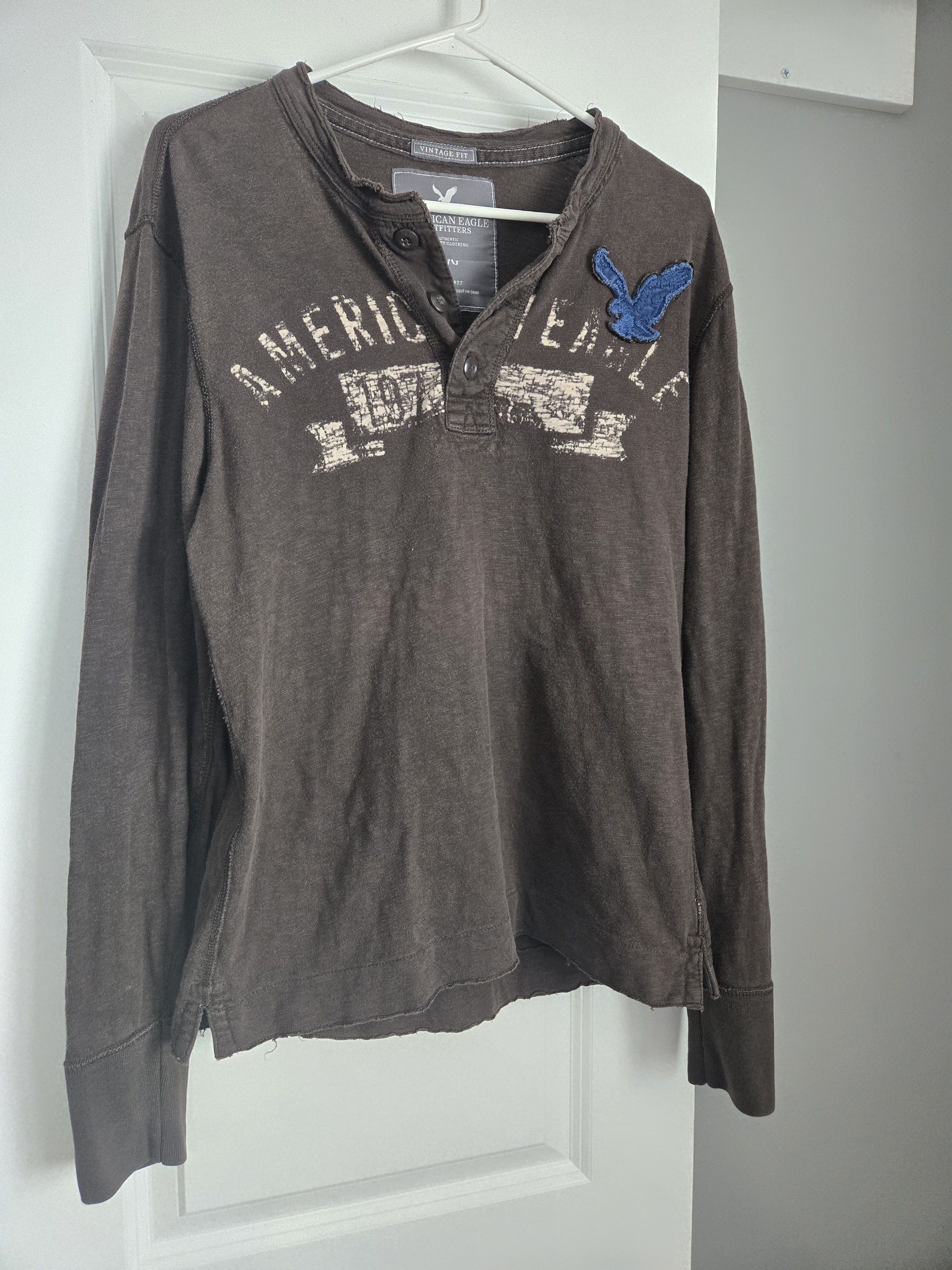 American Eagle Outfitters VINTAGE American Eagle longsleeve Size US L / EU 52-54 / 3 - 1 Thumbnail