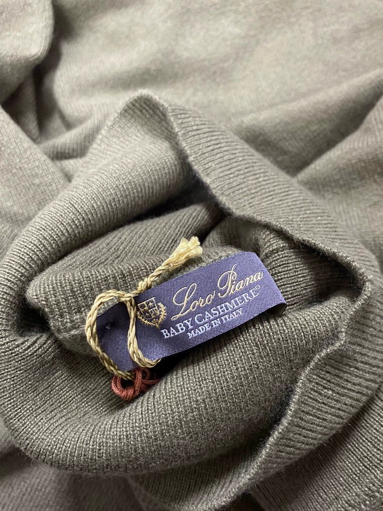 Loro Piana LORO PIANA Turtleneck Men's Long Sleeve Sweater Size US XXL / EU 58 / 5 - 6 Thumbnail