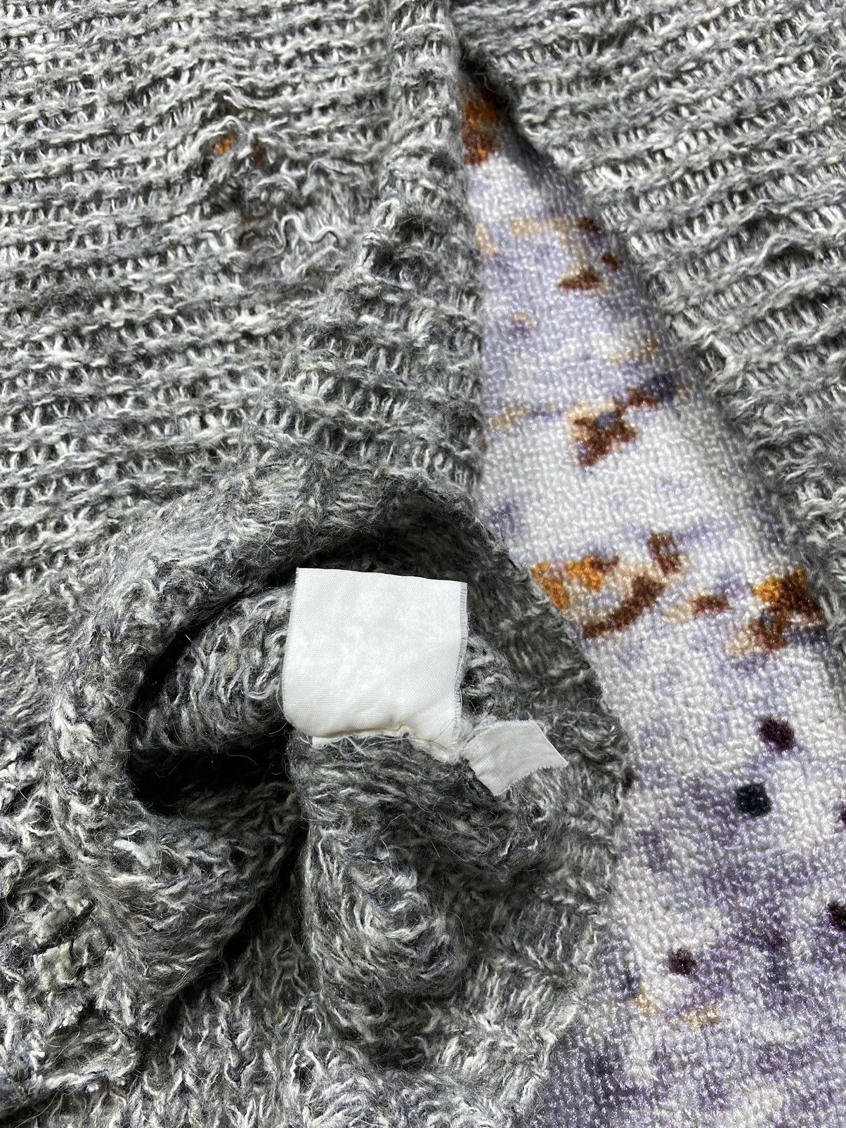 Japanese Brand Japense E Distressed Knit Sweater Punkstyle Size US M / EU 48-50 / 2 - 7 Thumbnail