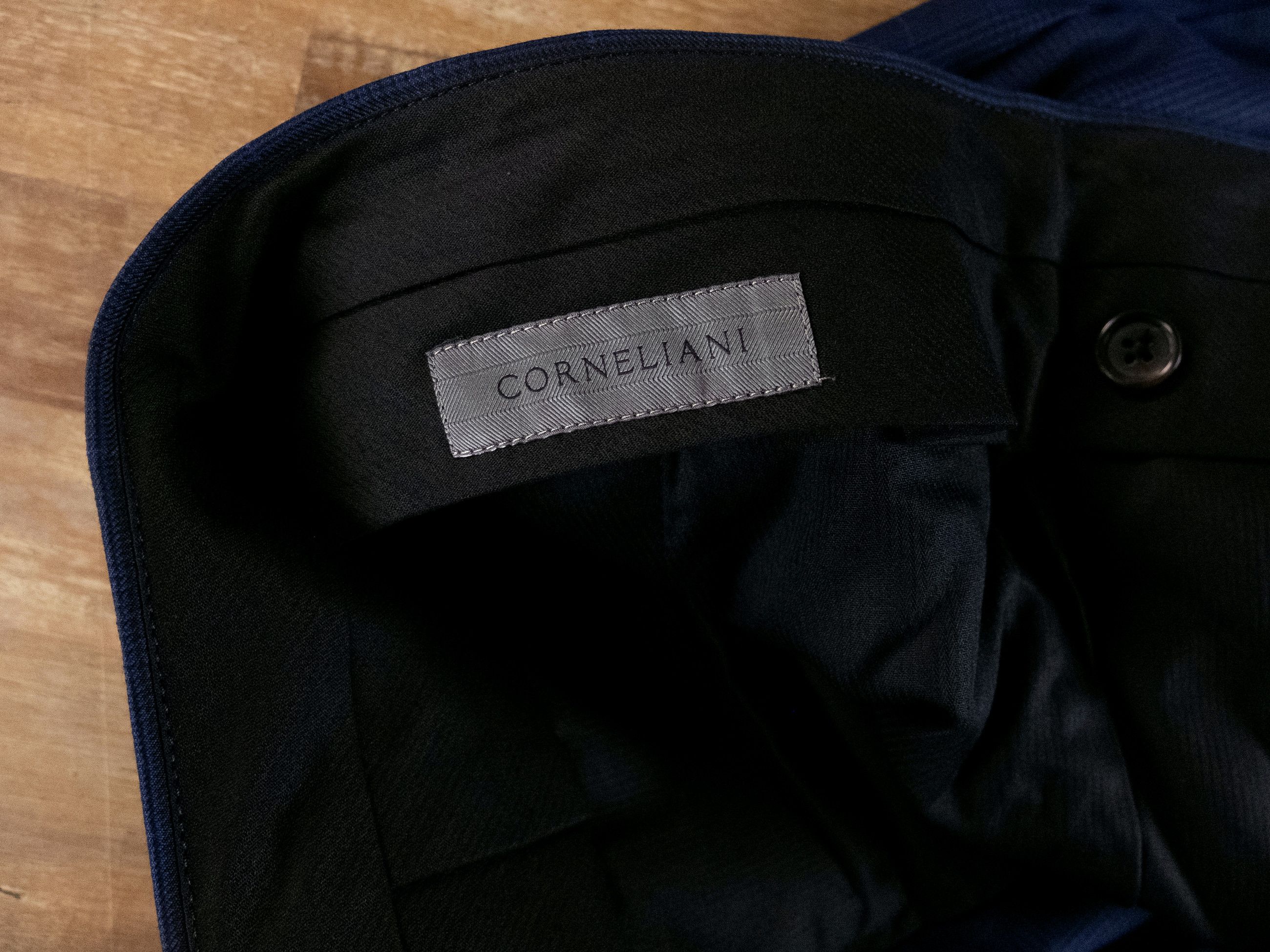 Corneliani CORNELIANI blue glenplaid wool pants Size 40 US / 56 IT Size US 40 / EU 56 - 4 Thumbnail