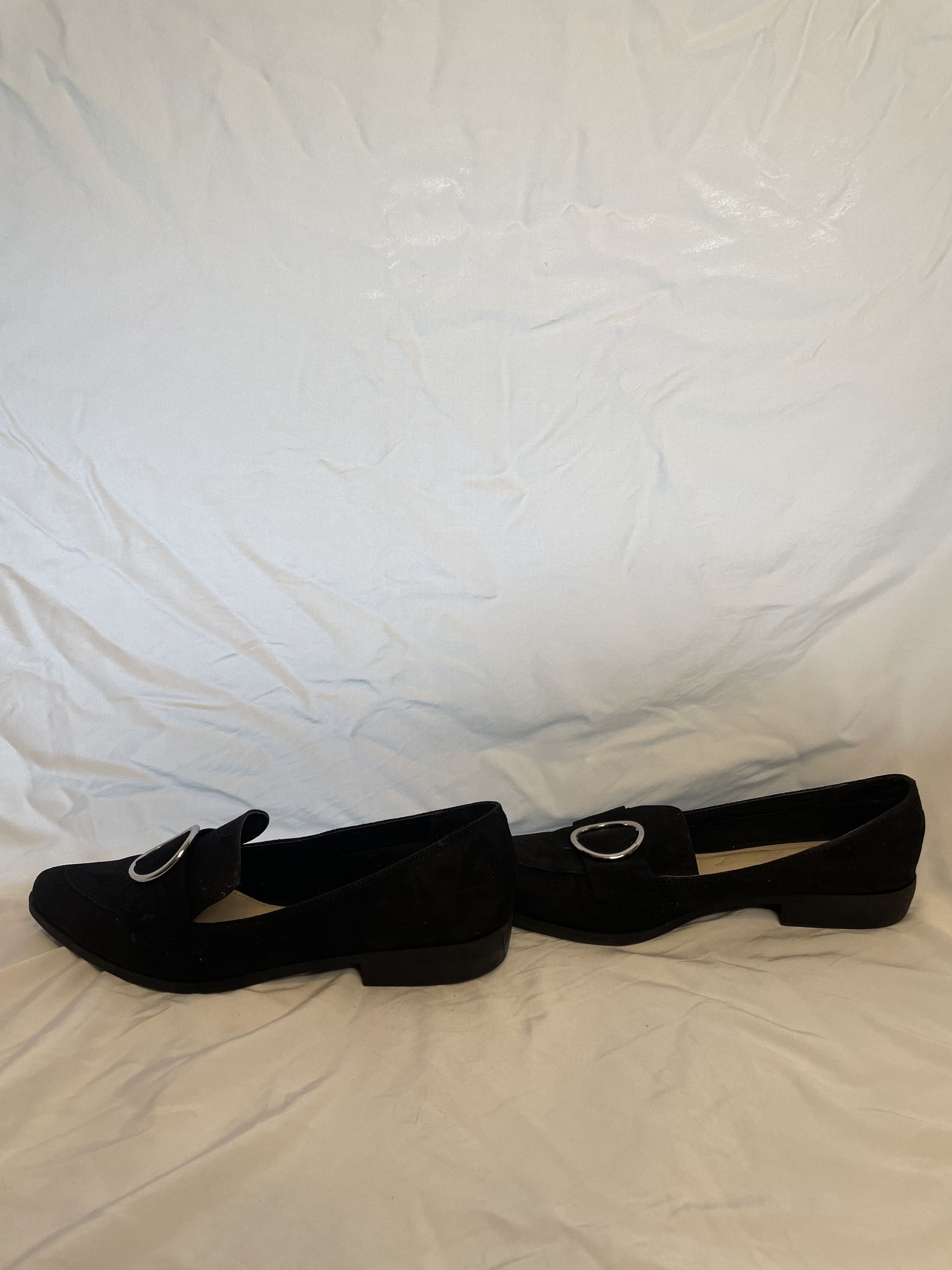 Bar III BAR III Black Accent Pointed Toe Block Heel Size US 8 / IT 38 - 4 Thumbnail