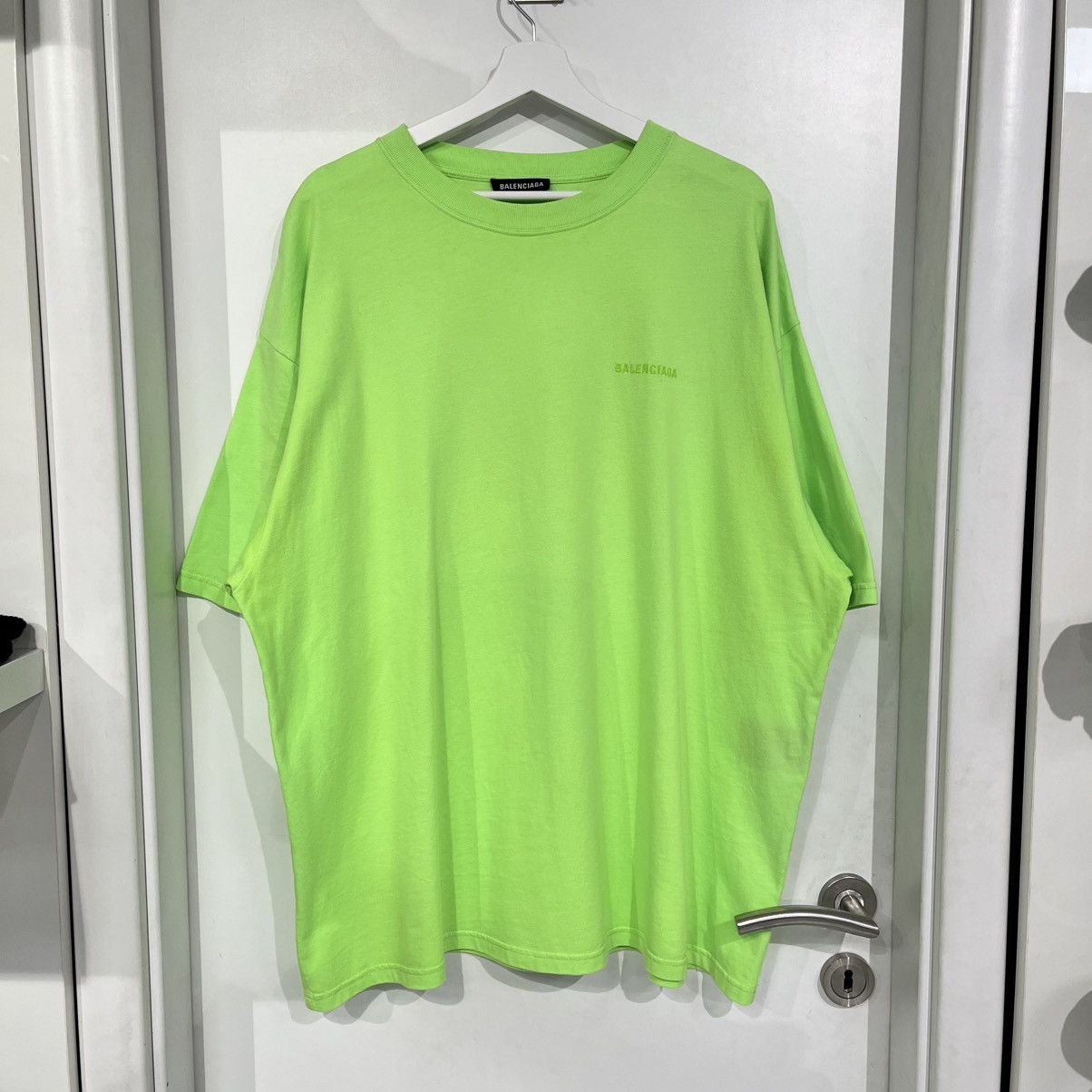 Balenciaga Balenciaga Ego Tee Lime Size US XL / EU 56 / 4 - 1 Thumbnail