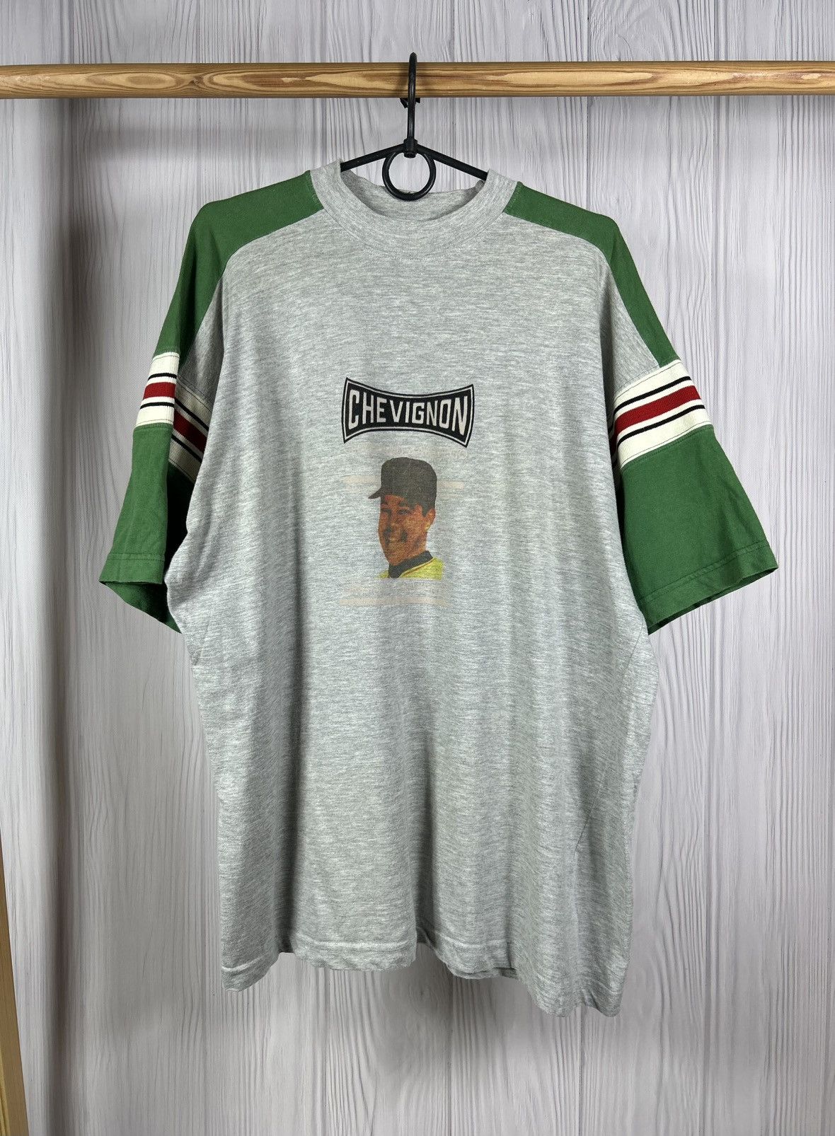 Chevignon Vintage 90s Chevignon Cleveland SanDiego Original T-Shirt XL Size US XL / EU 56 / 4 - 1 Thumbnail