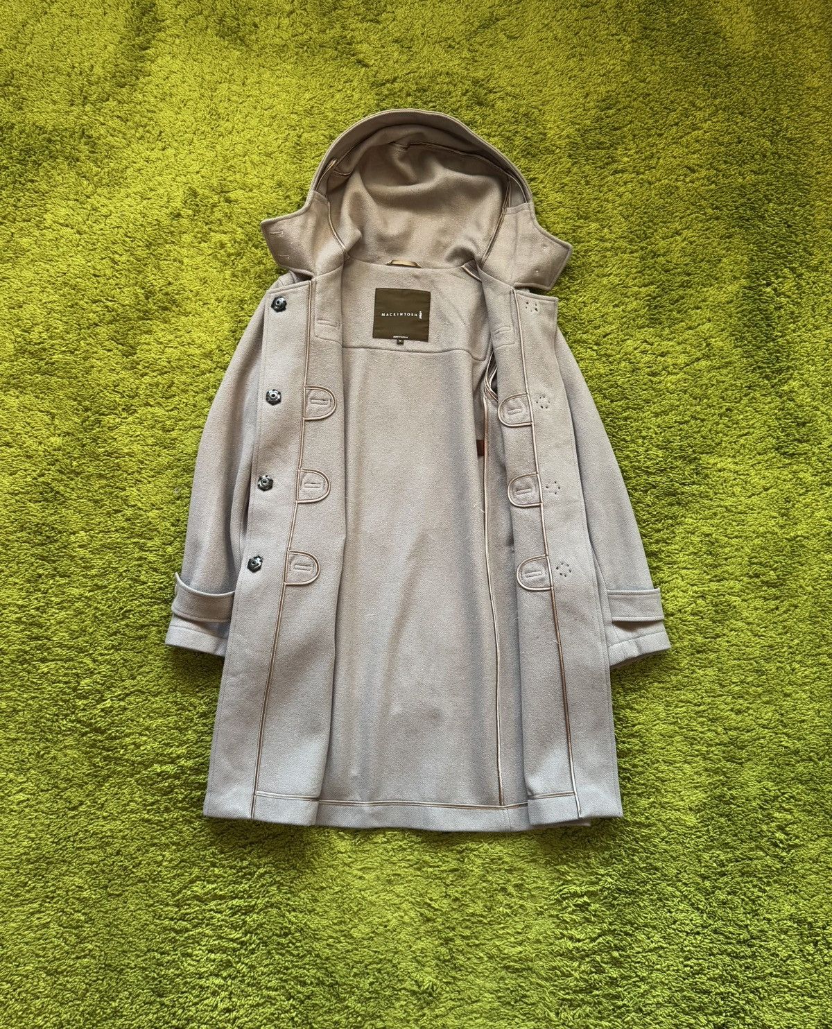 Designer × Mackintosh Mackintosh 100% wool beige duffle coat jacket Size M / US 6-8 / IT 42-44 - 2 Thumbnail