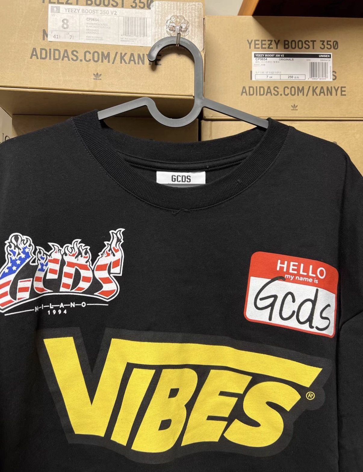 GCDS GCDS Printed T-shirt J42 Size US XL / EU 56 / 4 - 3 Thumbnail