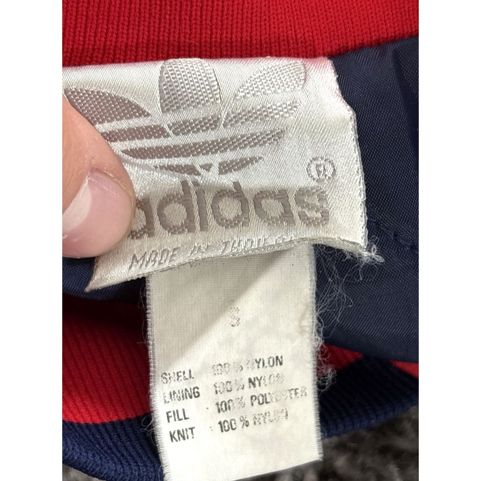 Adidas VINTAGE adidas Track Jacket Mens S Full Zip Red Blue Trefoil 80s Sports Size US S / EU 44-46 / 1 - 4 Thumbnail
