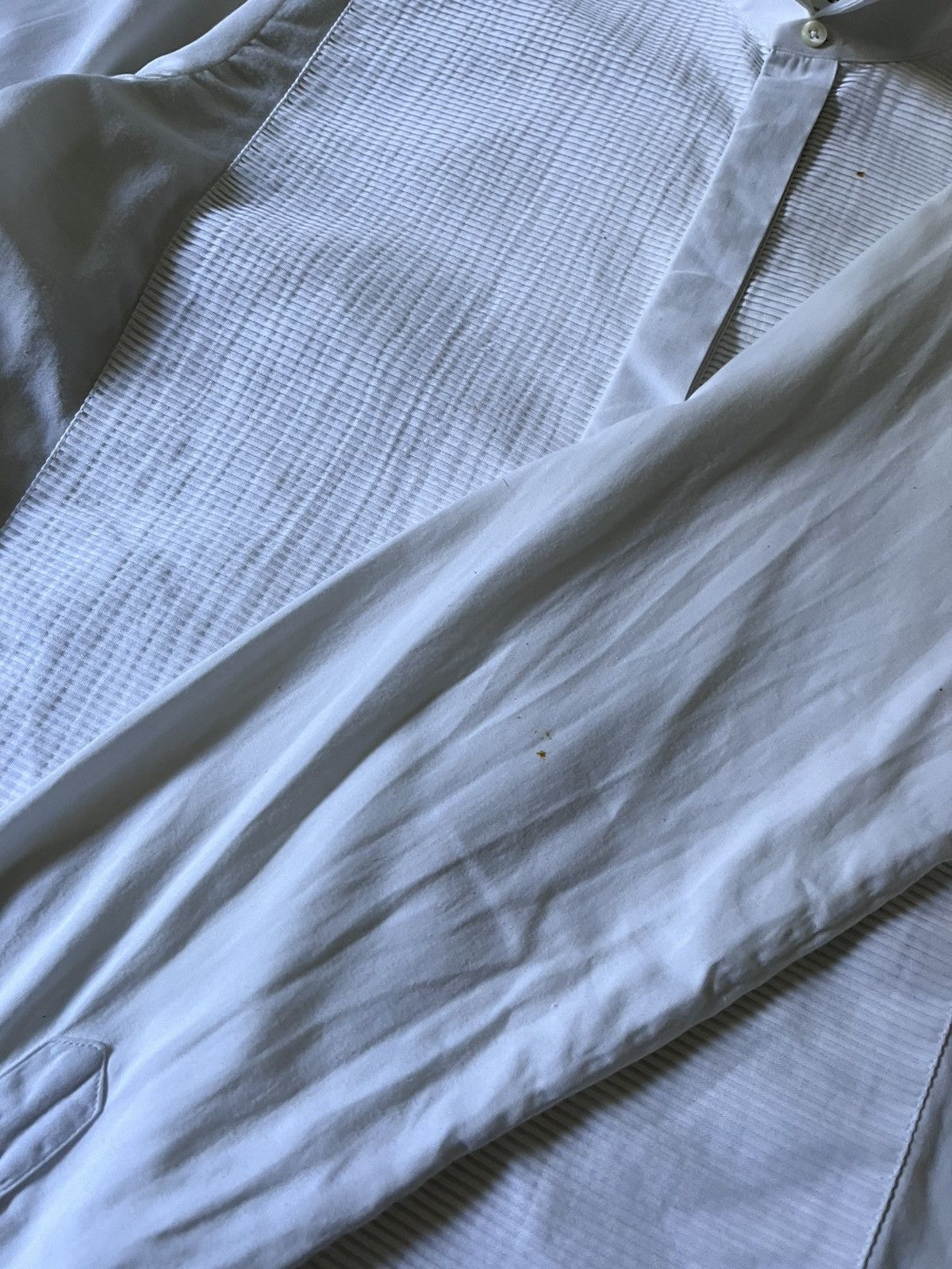 Maison Margiela Maison Margiela Replica Smoking Shirt Italy white rare Size US M / EU 48-50 / 2 - 8 Thumbnail