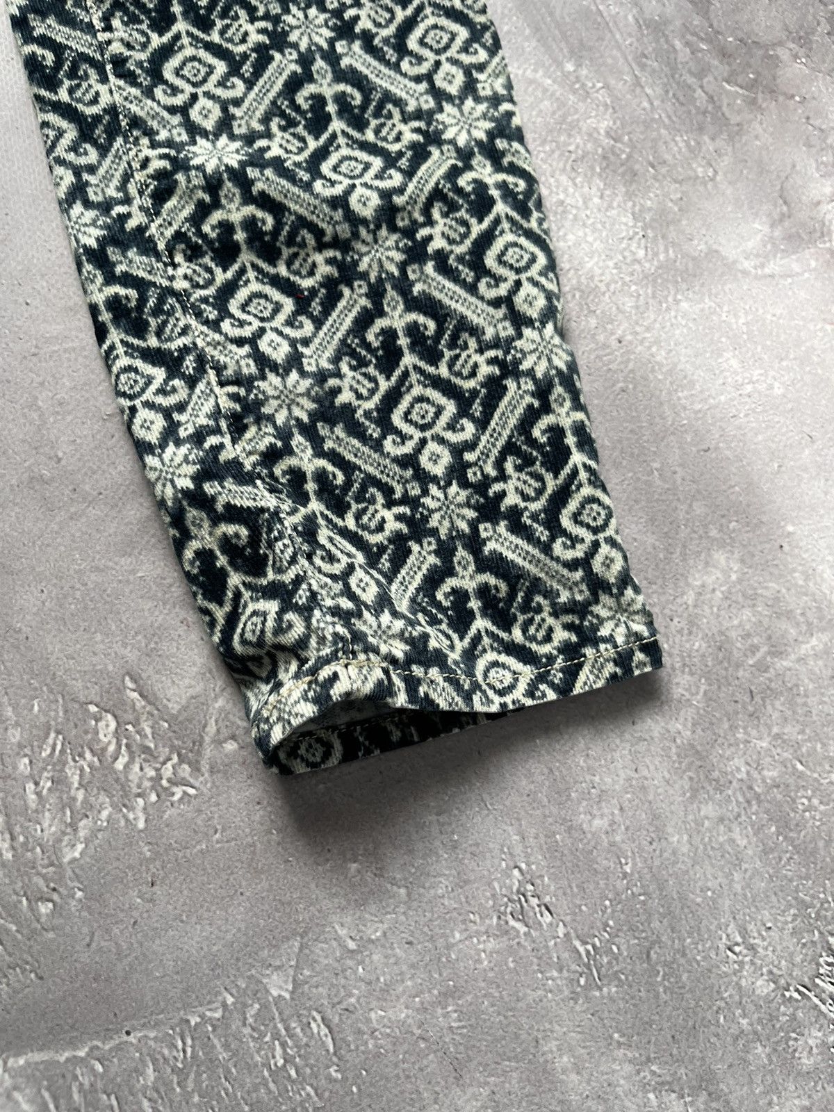 Ralph Lauren Denim & Supply Ralph Lauren Aztec Graphics Corduroy Pants Size 28" / US 6 / IT 42 - 4 Thumbnail