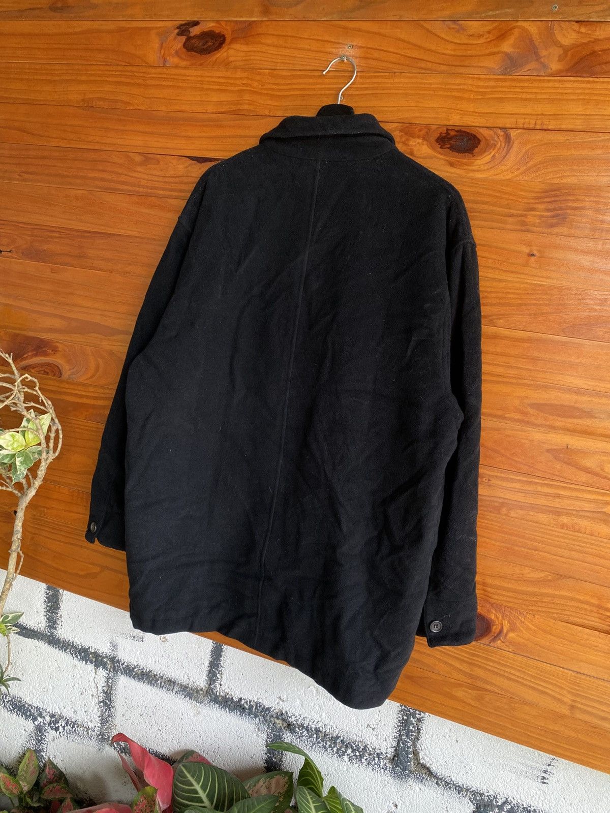 Comme des Garcons Homme Comme des Garçons Homme Black Wool Work Jacket AD1988 Japan Size US M / EU 48-50 / 2 - 7 Thumbnail