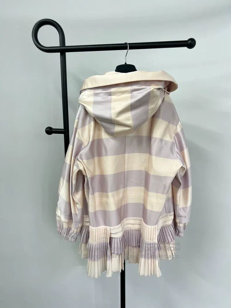 Dior Dior Purple-pink striped windbreaker jacket Size XS / US 0-2 / IT 36-38 - 2 Thumbnail