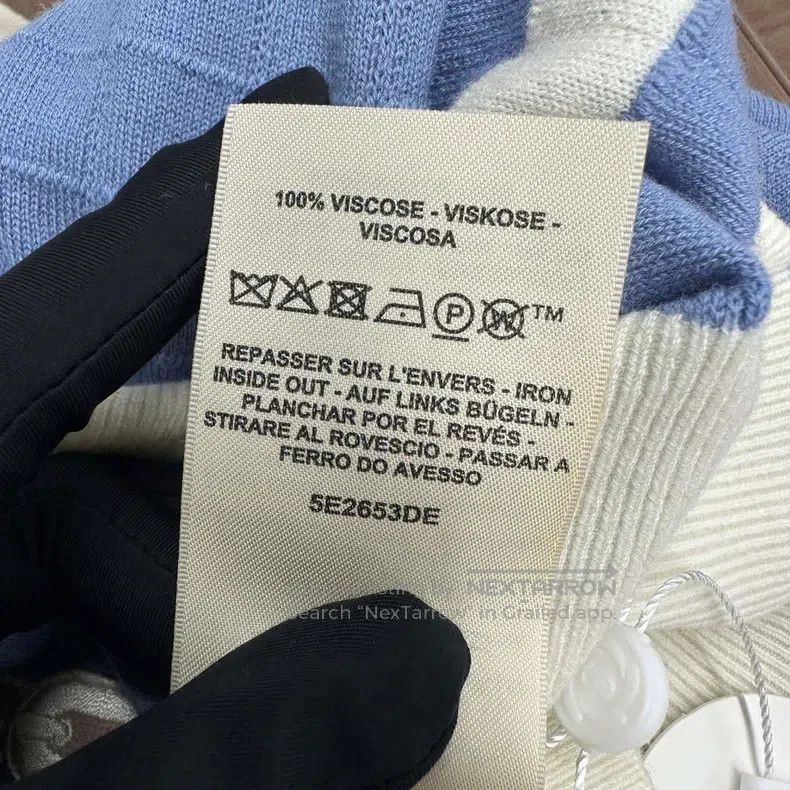 Hermes Hermes Light purple short-sleeve wool sweater Size XS / US 0-2 / IT 36-38 - 6 Thumbnail