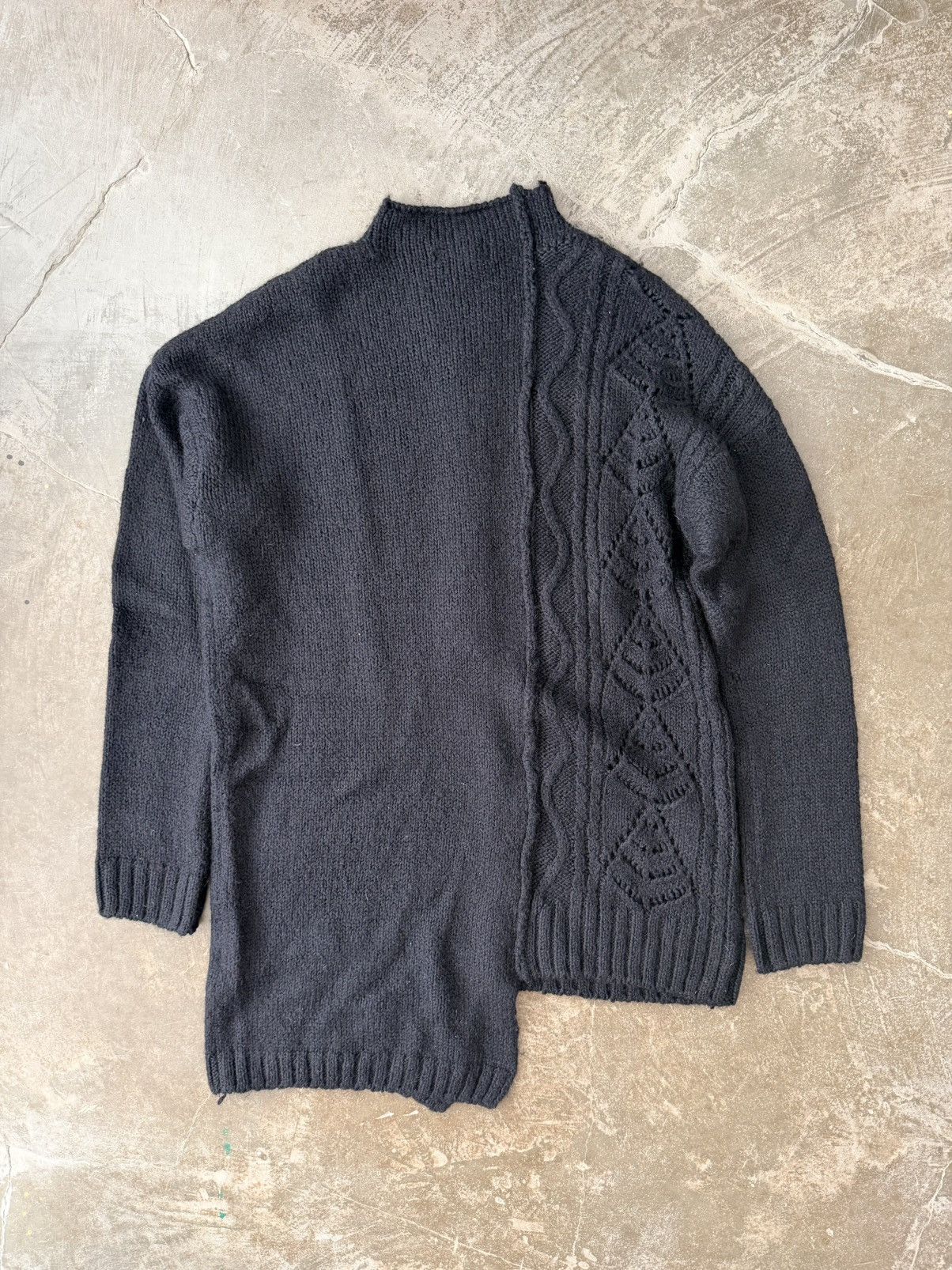 Yohji Yamamoto Yohji Yamamoto Patchwork Knit Sweater Kapital Our Legacy Size US L / EU 52-54 / 3 - 6 Thumbnail