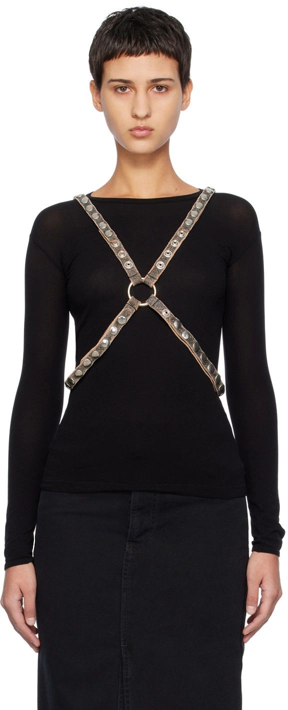Vaquera VAQUERA Leather Studded Harness Belt Size ONE SIZE - 1 Thumbnail