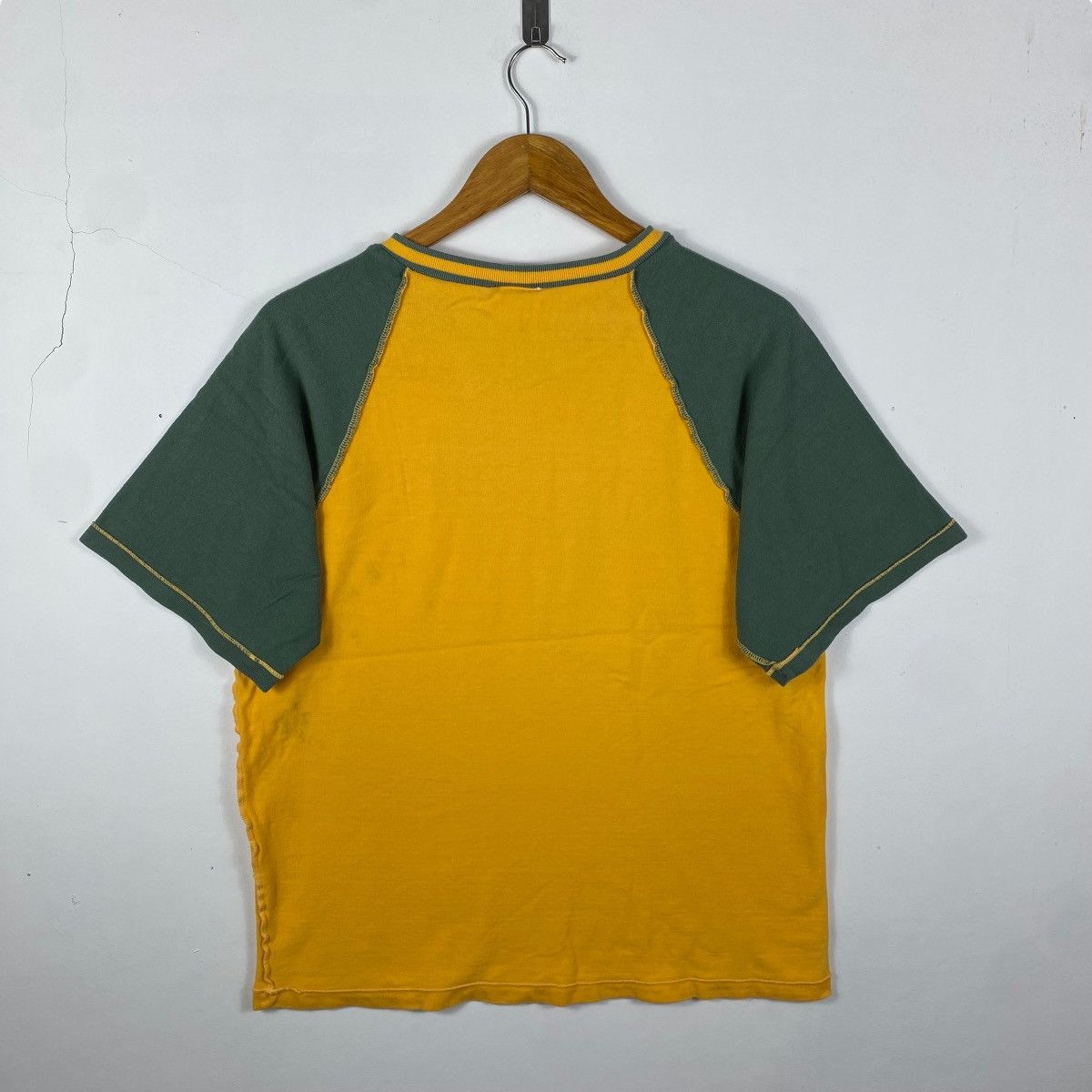 MLB × Vintage Vintage 90's ATHLETICS MLB Logo Tee Shirt Medium Size Size US M / EU 48-50 / 2 - 4 Thumbnail