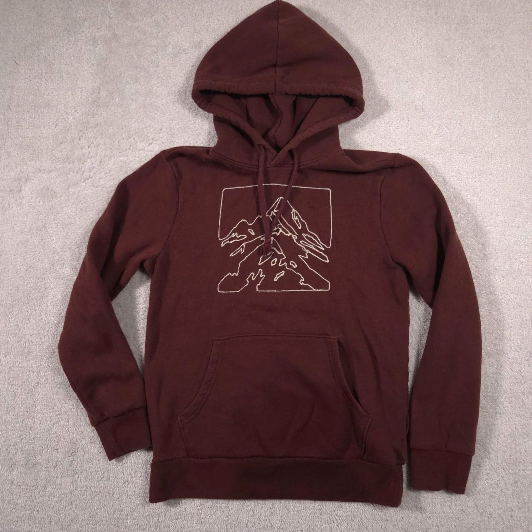 Old Navy Old Navy Hoodie Womens XS Pullover Fleece Sweatshirt Mountain Graphic Outdoor Size XS / US 0-2 / IT 36-38 - 2 Thumbnail