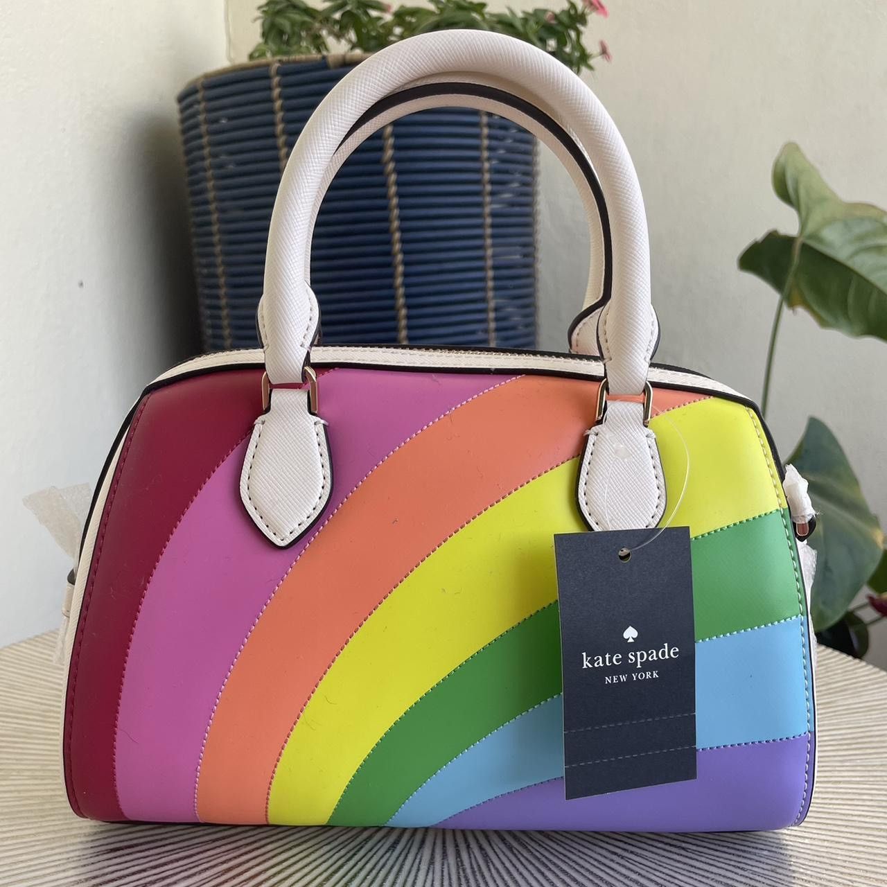 Kate Spade 🌈 Rainbow Kate Spade New York leather crossbody bag Size ONE SIZE - 5 Thumbnail