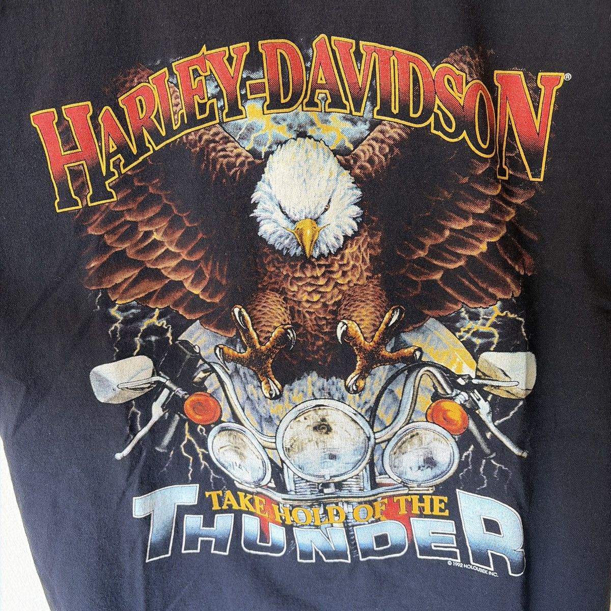 Harley Davidson Vintage 1992 Harley Davidson Tee Size US M / EU 48-50 / 2 - 3 Thumbnail