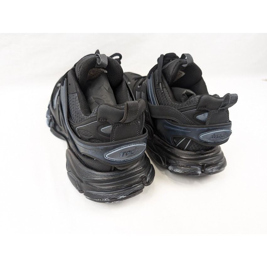 Balenciaga o1rshd1 Track Low-Top Sneakers in Faded Black Size US 12 / EU 45 - 20 Thumbnail