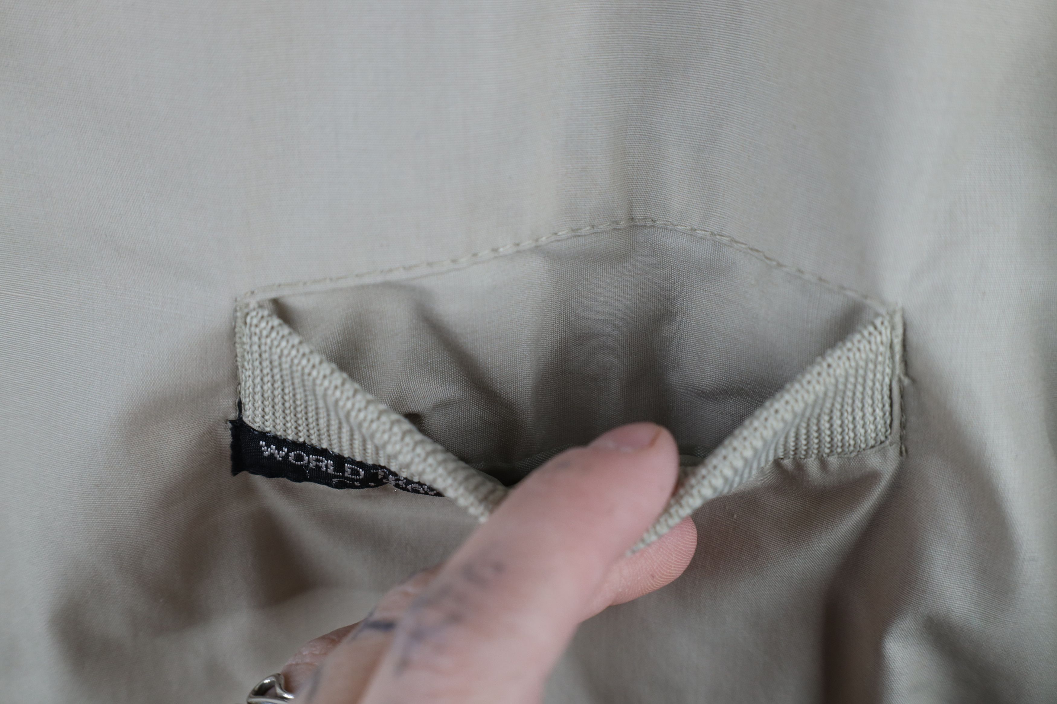 Vintage Vintage 80s 90s Streetwear Cafe Racer Bomber Jacket Beige Size US L / EU 52-54 / 3 - 5 Thumbnail