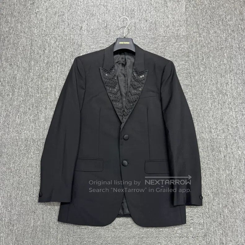 Givenchy Givenchy Pearl Wool Blazer Size US M / EU 48-50 / 2 - 1 Thumbnail