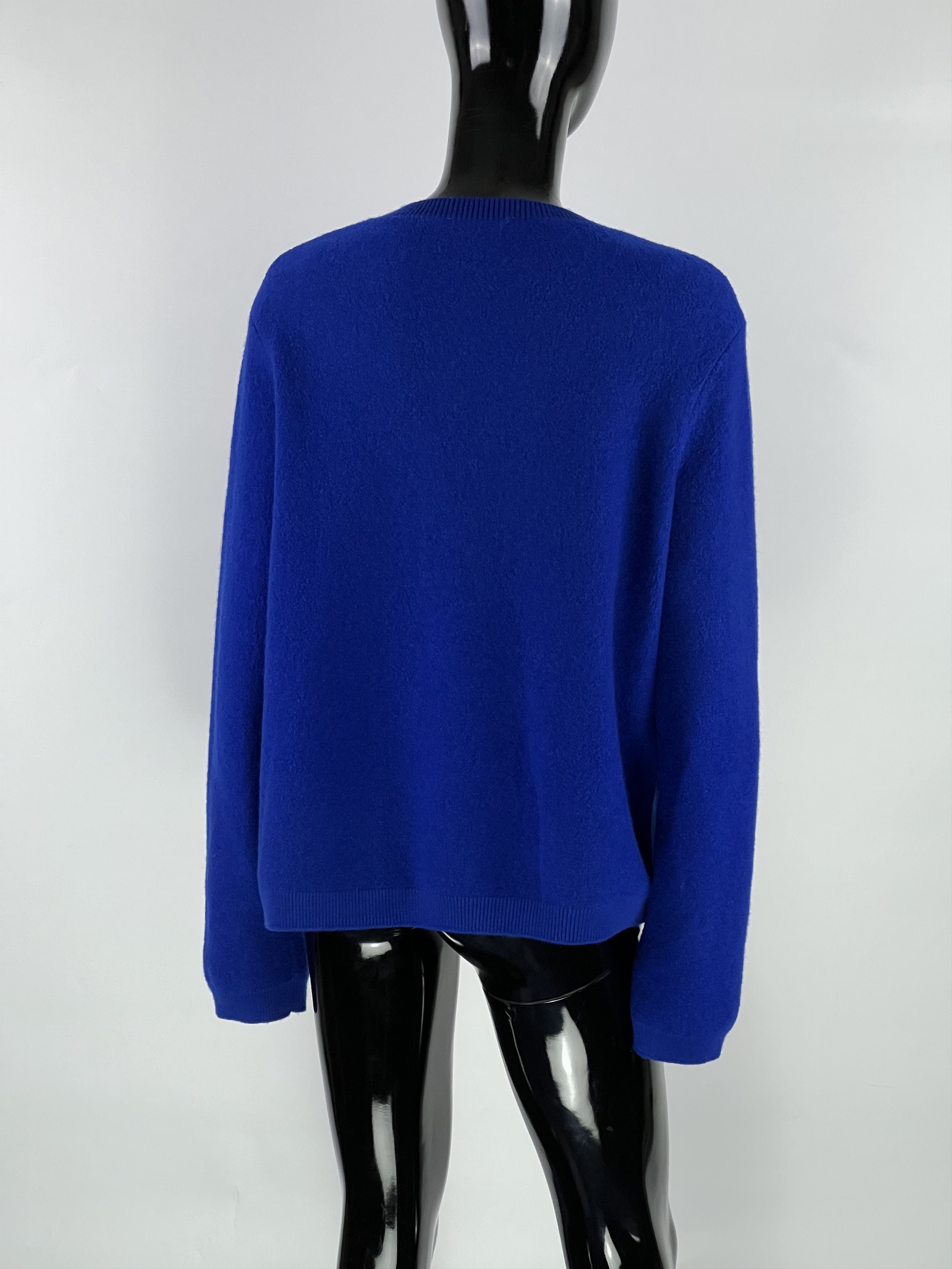 Cos COS Women's Blue 100% Wool Sweater Size L Size L / US 10 / IT 46 - 3 Thumbnail