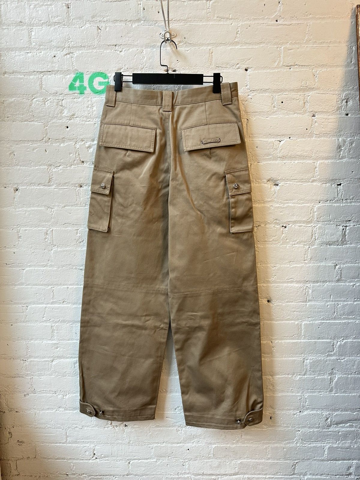 Chrome Hearts CHROME HEARTS SAMPLE BAGGY SKATER CARGOS SZ 31 32 Size US 31 - 4 Thumbnail