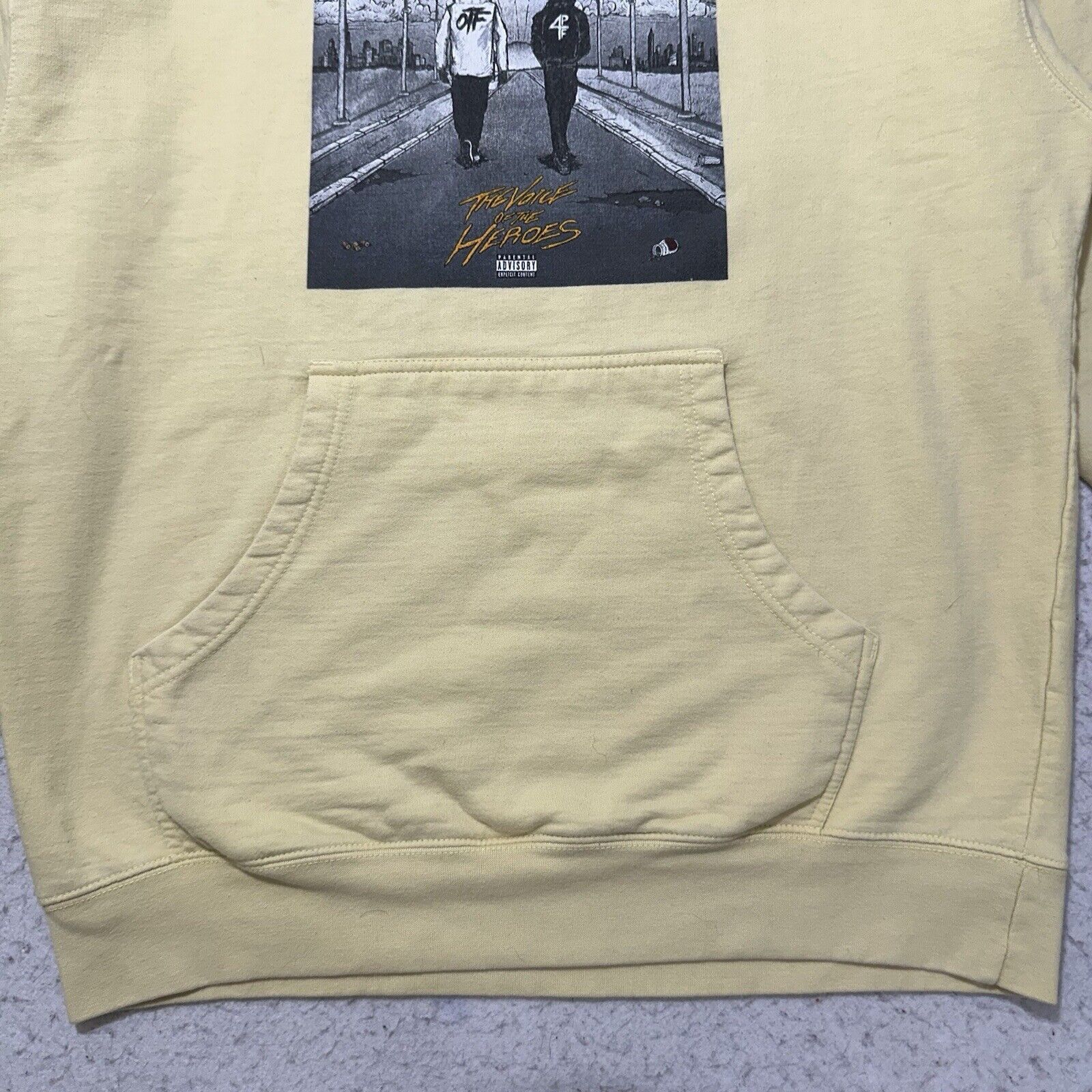 Other Lil Baby Lil Durk Voice of the Heroes Large Yellow Hoodie Size US L / EU 52-54 / 3 - 5 Thumbnail