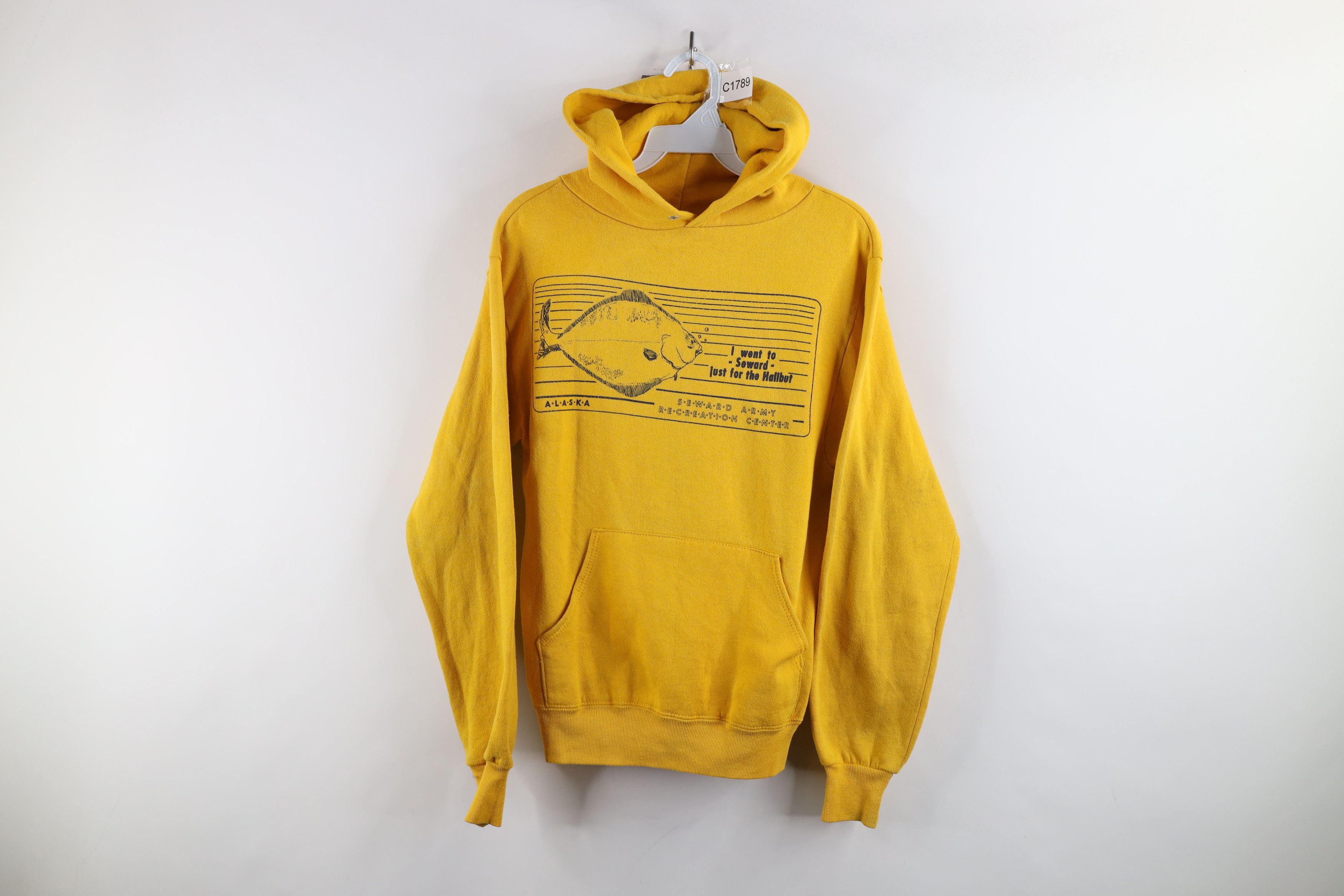 Vintage Vintage 80s 90s Army Center Alaska Hoodie Sweatshirt USA Size M / US 6-8 / IT 42-44 - 1 Thumbnail