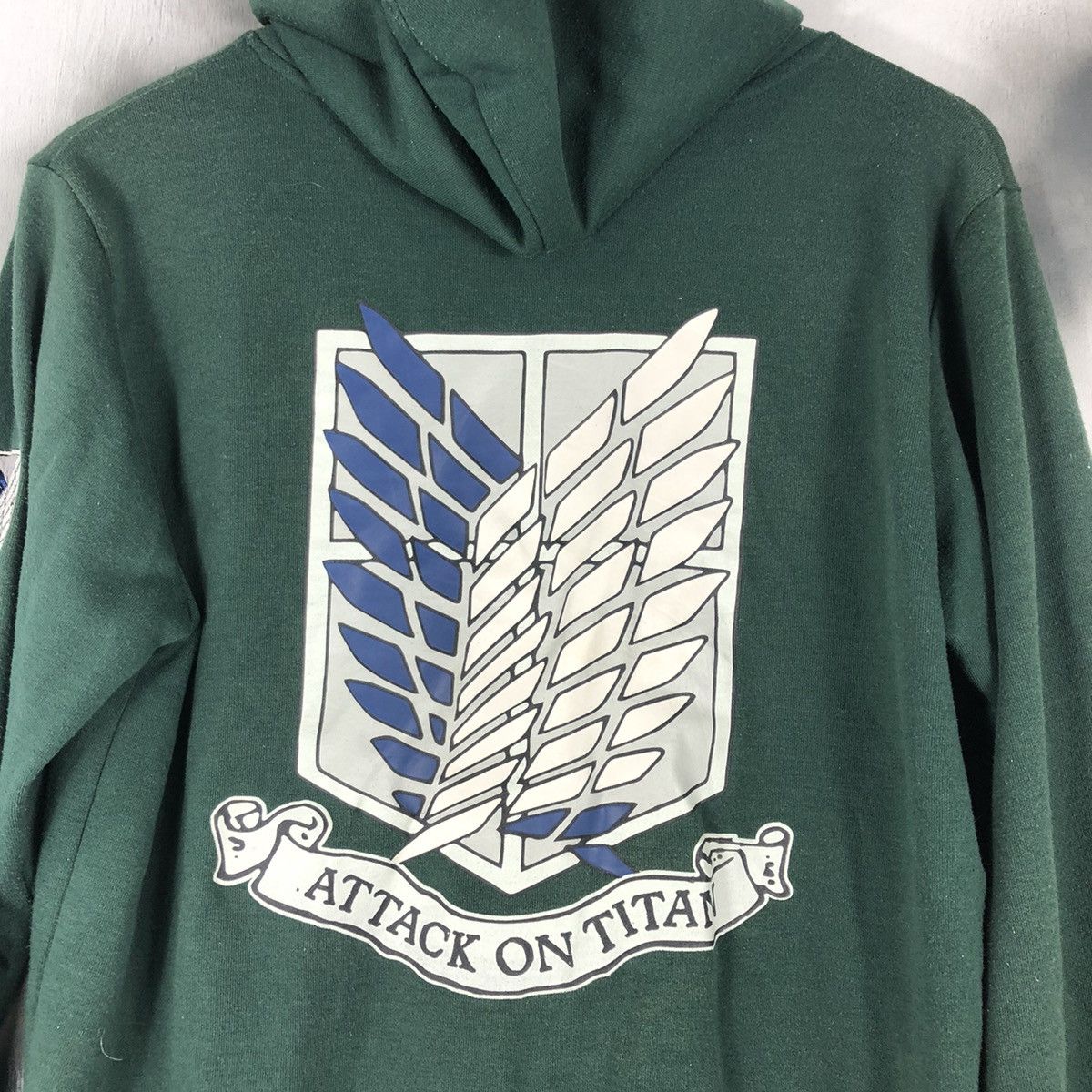 Anime × Japanese Brand ATACK ON TITAN EMBROIDERED LOGO HOODED Size US L / EU 52-54 / 3 - 2 Thumbnail