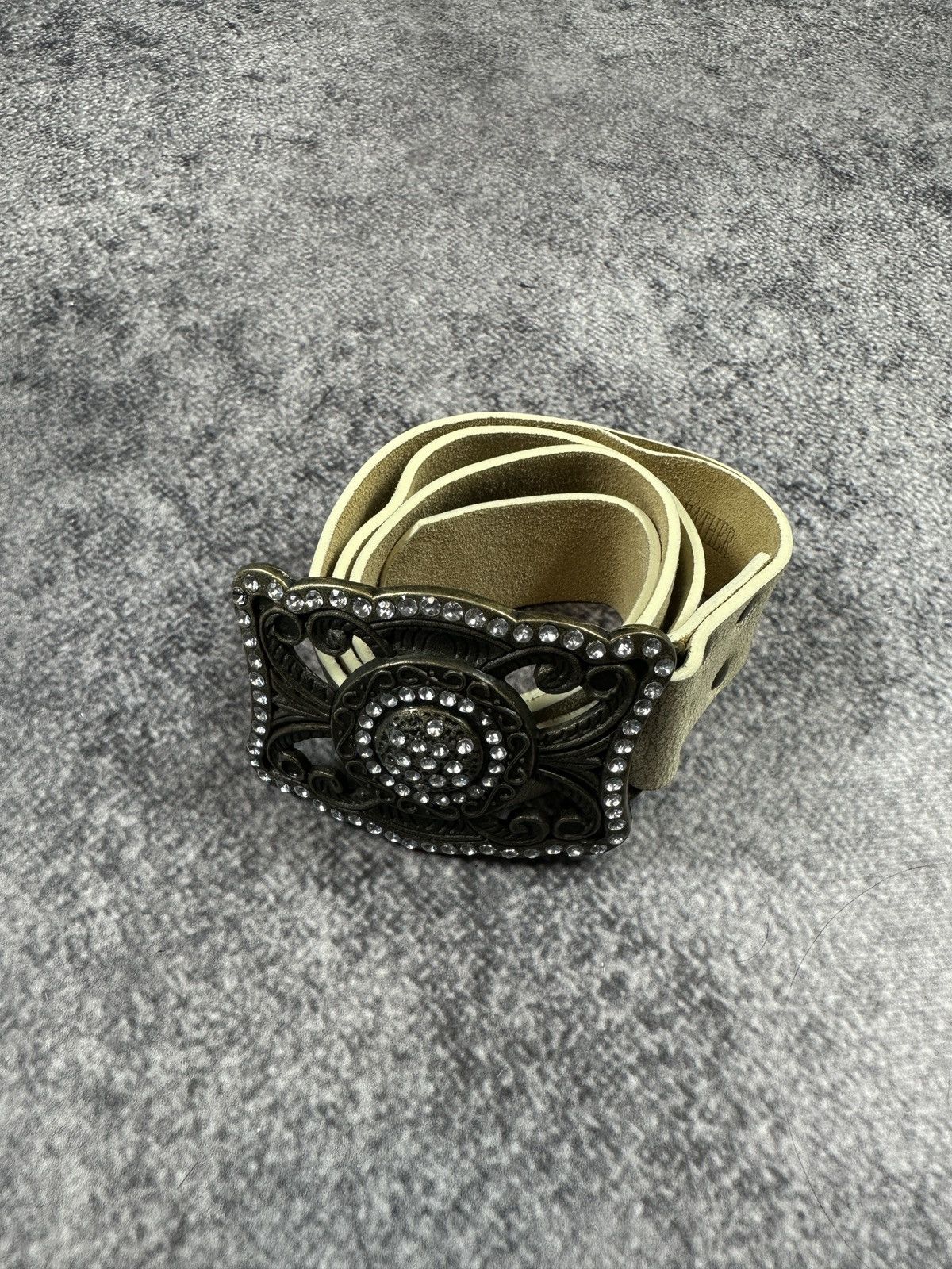 Vintage Y2K Rare Casual Belts Streetwear Logo Avant Garde Opium USA Size ONE SIZE - 1 Thumbnail
