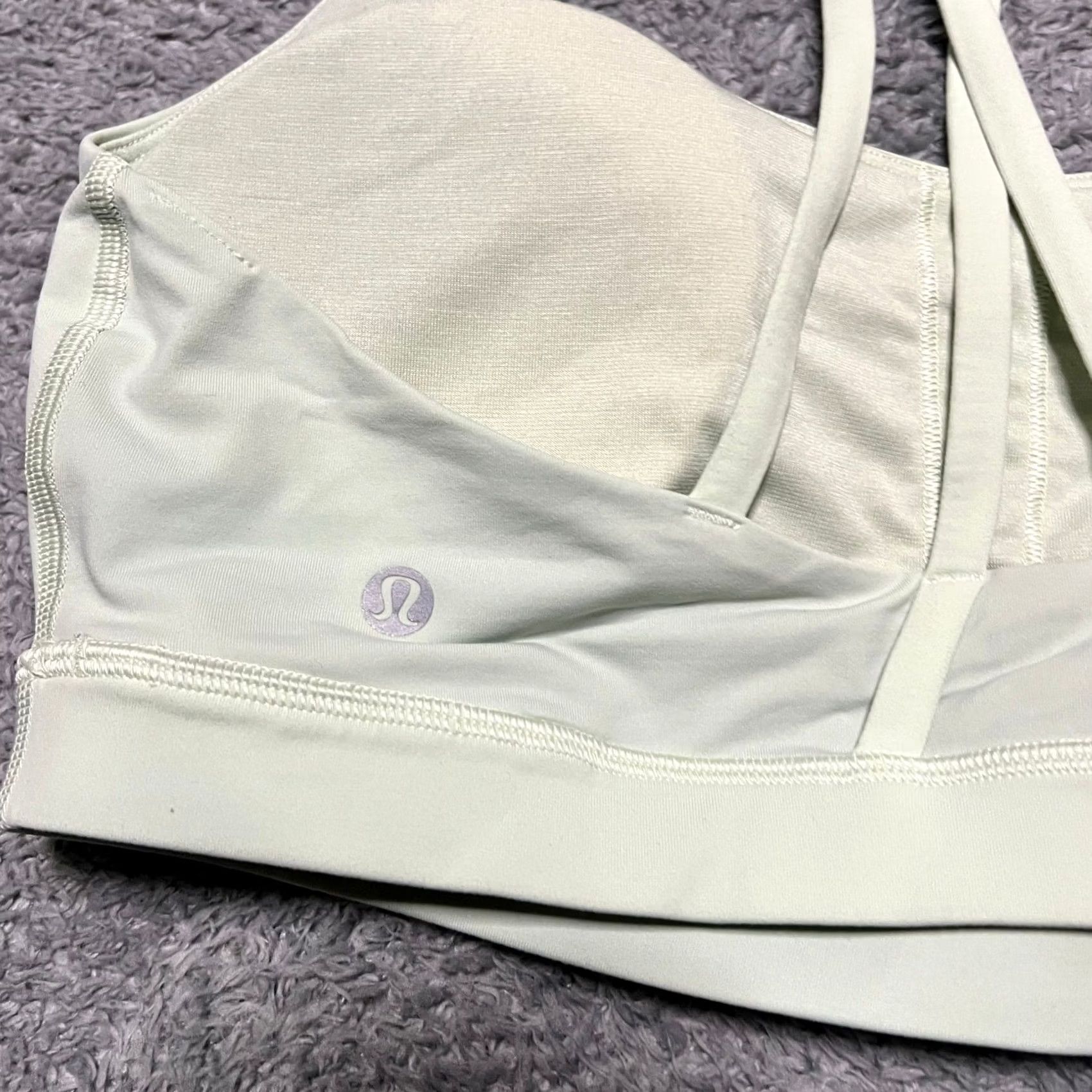 Lululemon Lululemon Energy Bra Sports Bra Green Women 12 Medium Support Style W2540S Size ONE SIZE - 3 Thumbnail