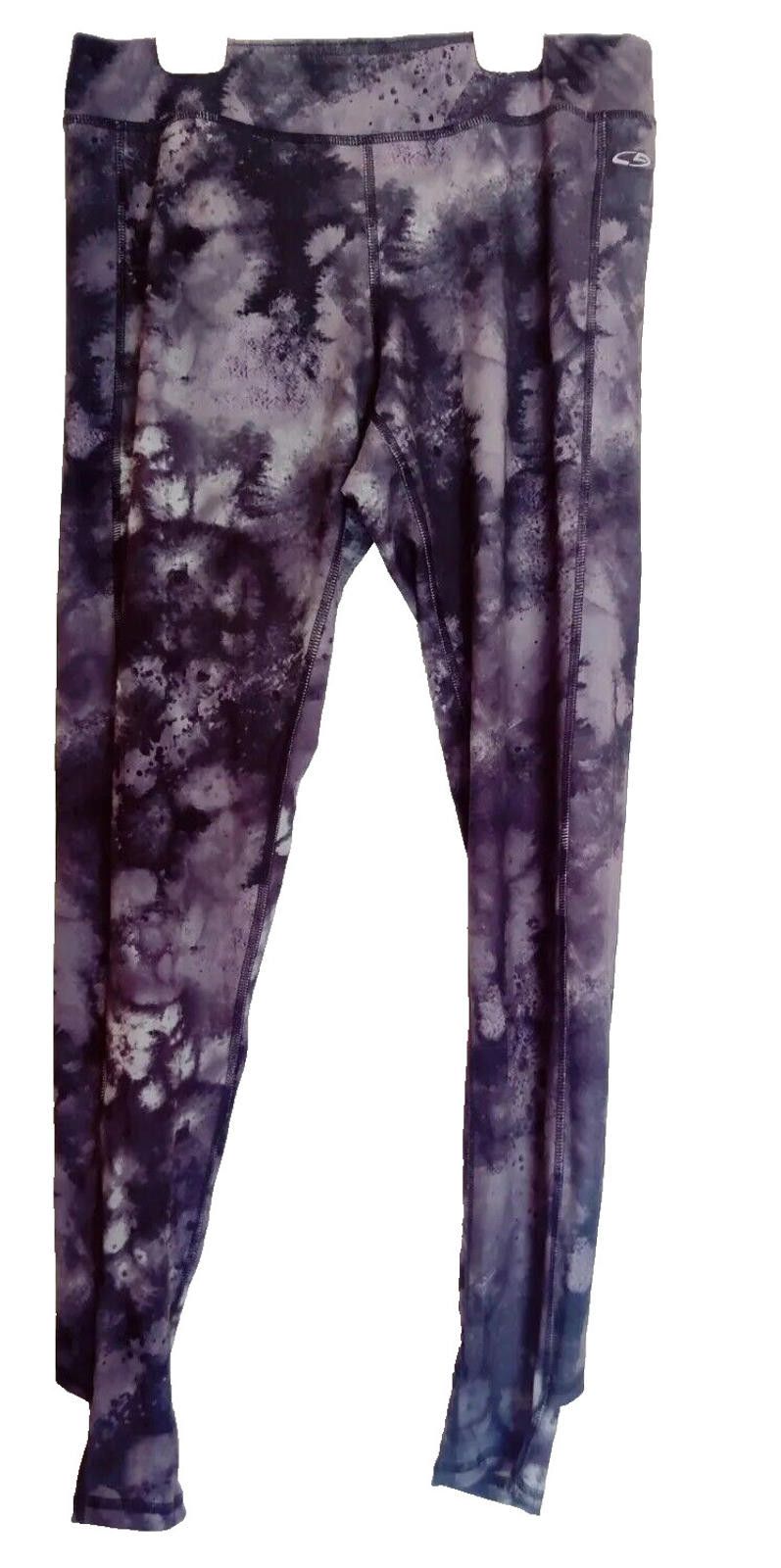 Other C9 By Champion Womens Black Tie Dye Leggings Size Large Lrg Size 36" / US 14 / IT 50 - 1 Thumbnail