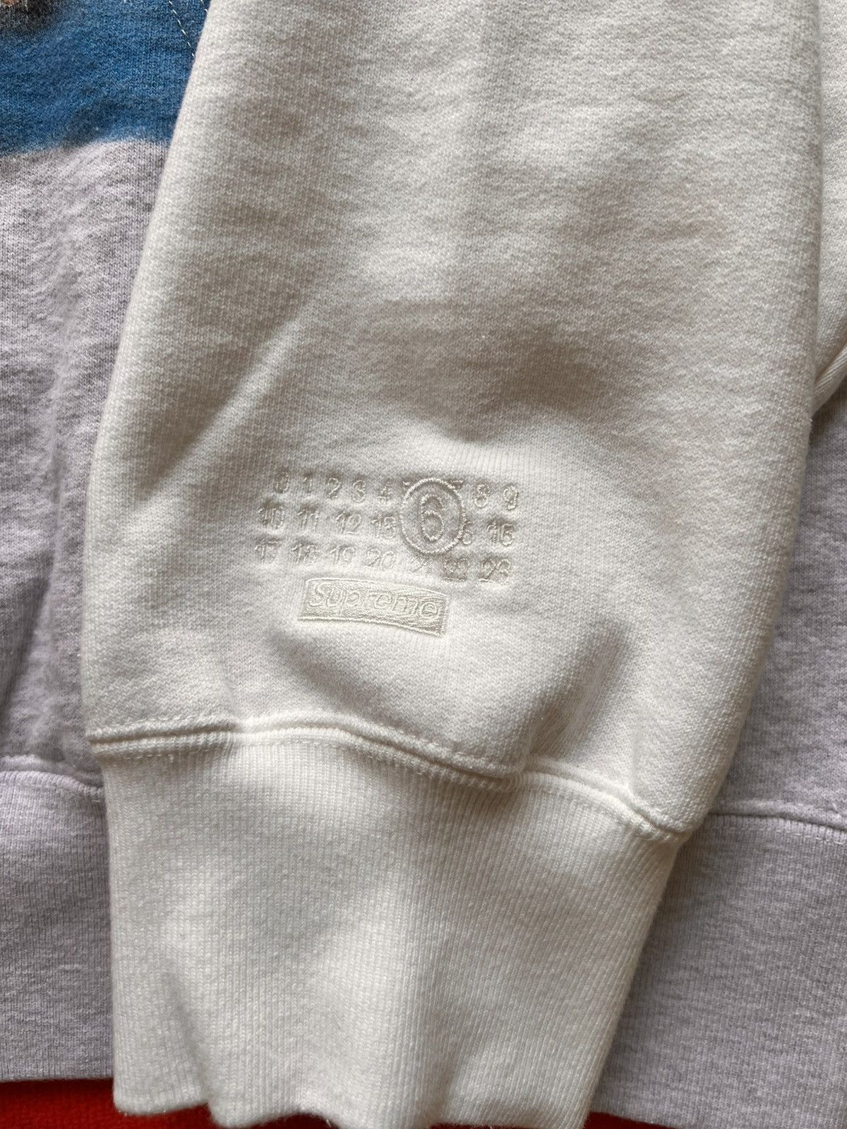 Maison Margiela × Supreme Supreme MM6 Maison Margiela Eagle Zip Hooded Sweatshirt Grey Size US L / EU 52-54 / 3 - 14 Thumbnail