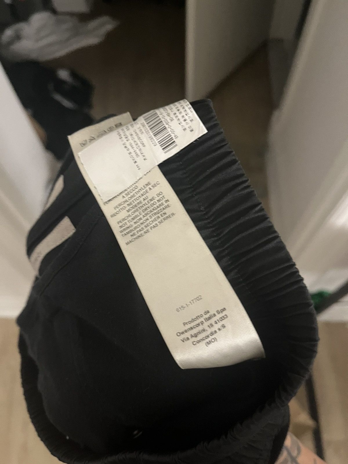 Rick Owens Rick owens f/w 21 Gethsemane drop-crotch track pants Size US 31 - 6 Thumbnail