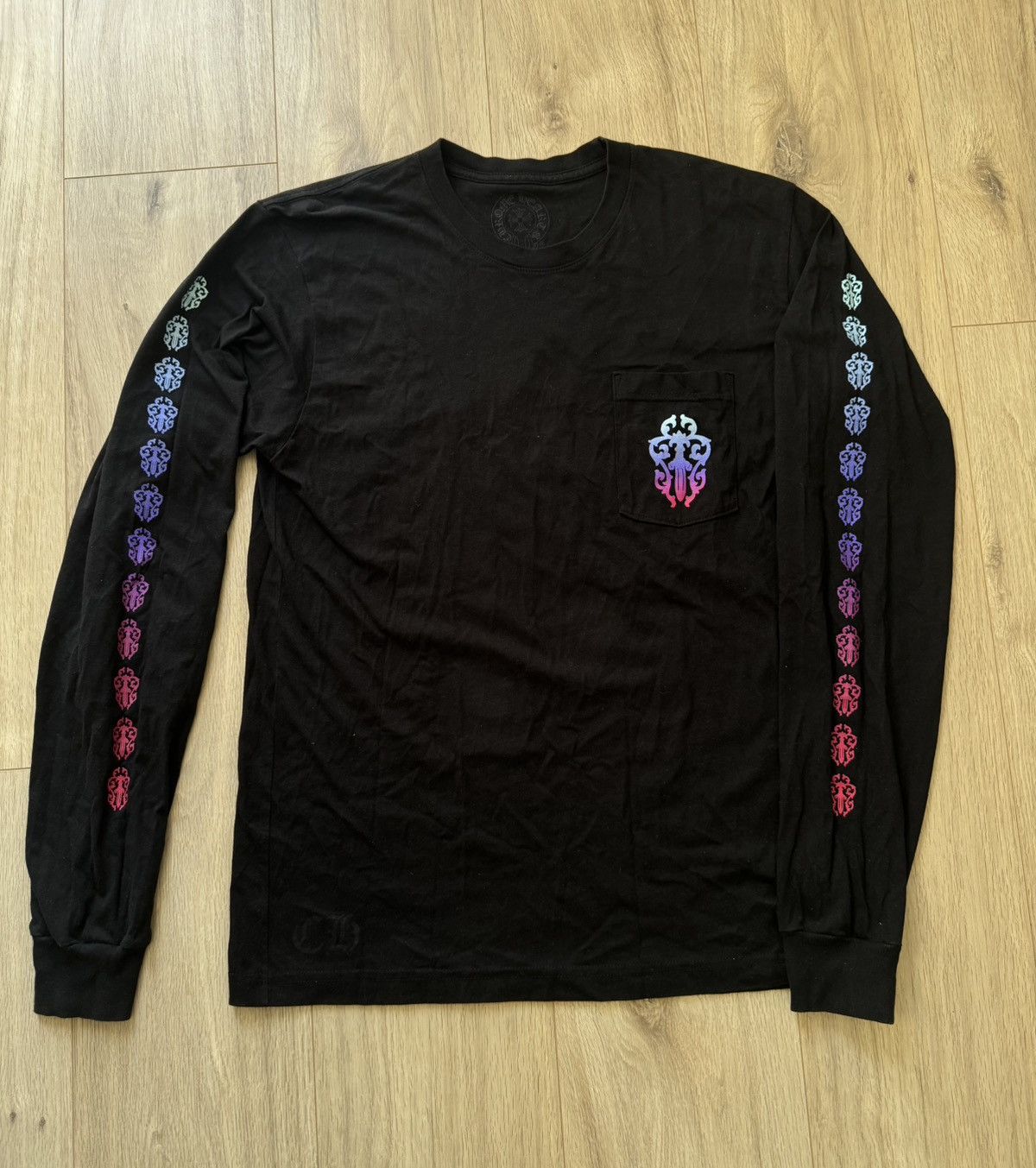 Chrome Hearts Chrome Hearts Color Gradient Sword Long Sleeve Tee Size L Size US L / EU 52-54 / 3 - 1 Thumbnail