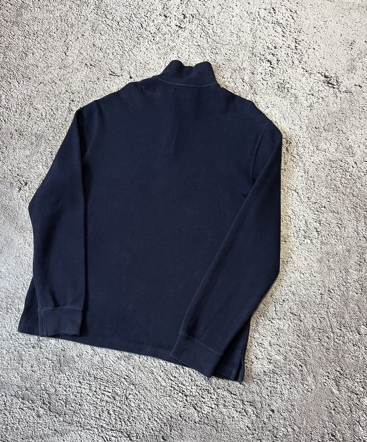 Polo Ralph Lauren Polo Ralph Lauren Half Zip Sweatshirt Navy Blue Mens Size L Size US L / EU 52-54 / 3 - 10 Thumbnail