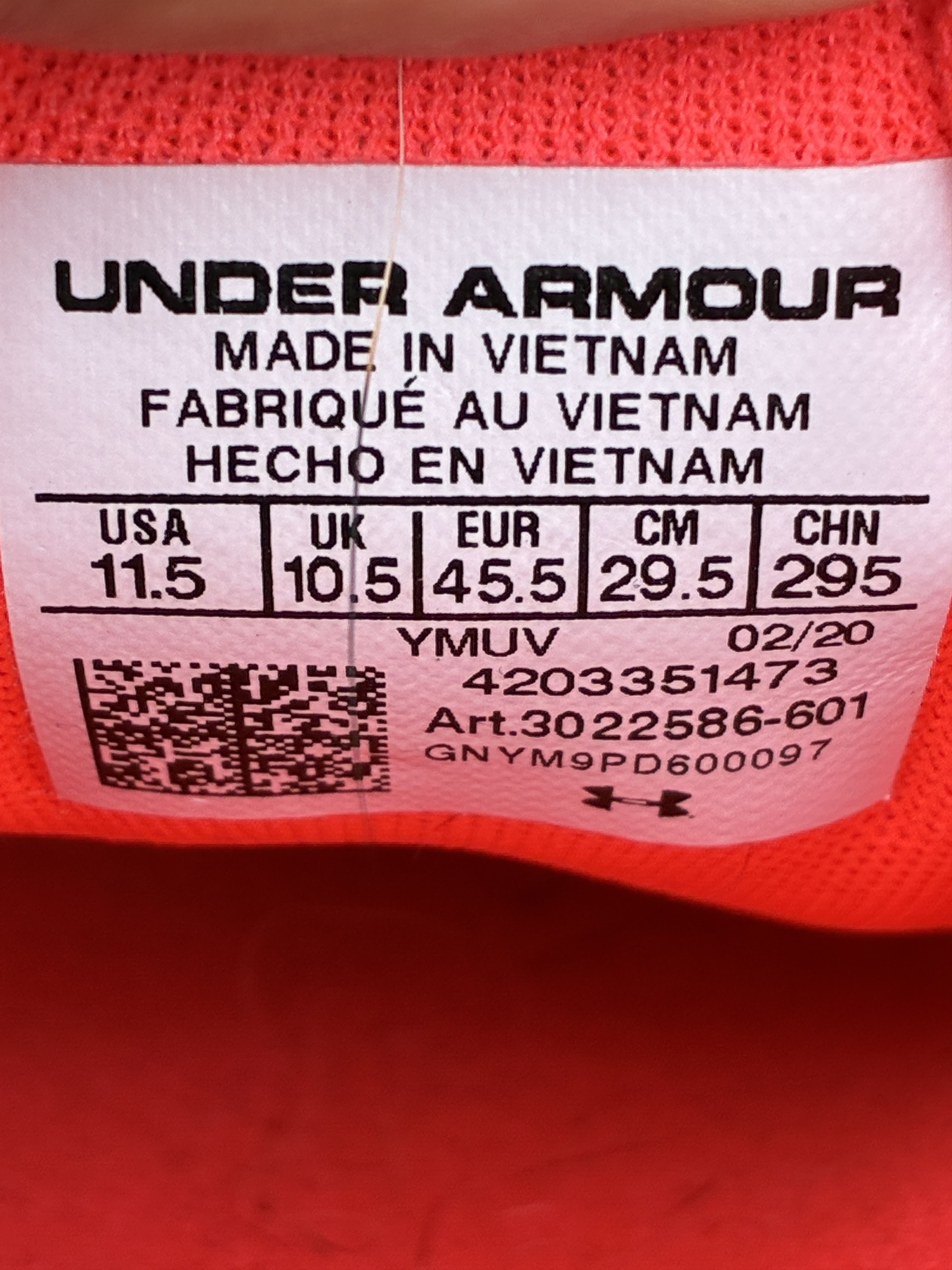 Under Armour Under Armour UA HOVR Sonic 3 Men’s Running Shoes 11.5 Size US 11.5 / EU 44-45 - 8 Thumbnail