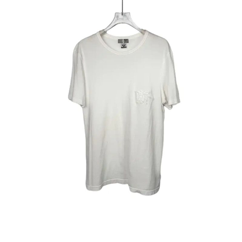 Dior Dior Women's White Wool T-Shirt 0089 Size M / US 6-8 / IT 42-44 - 1 Thumbnail
