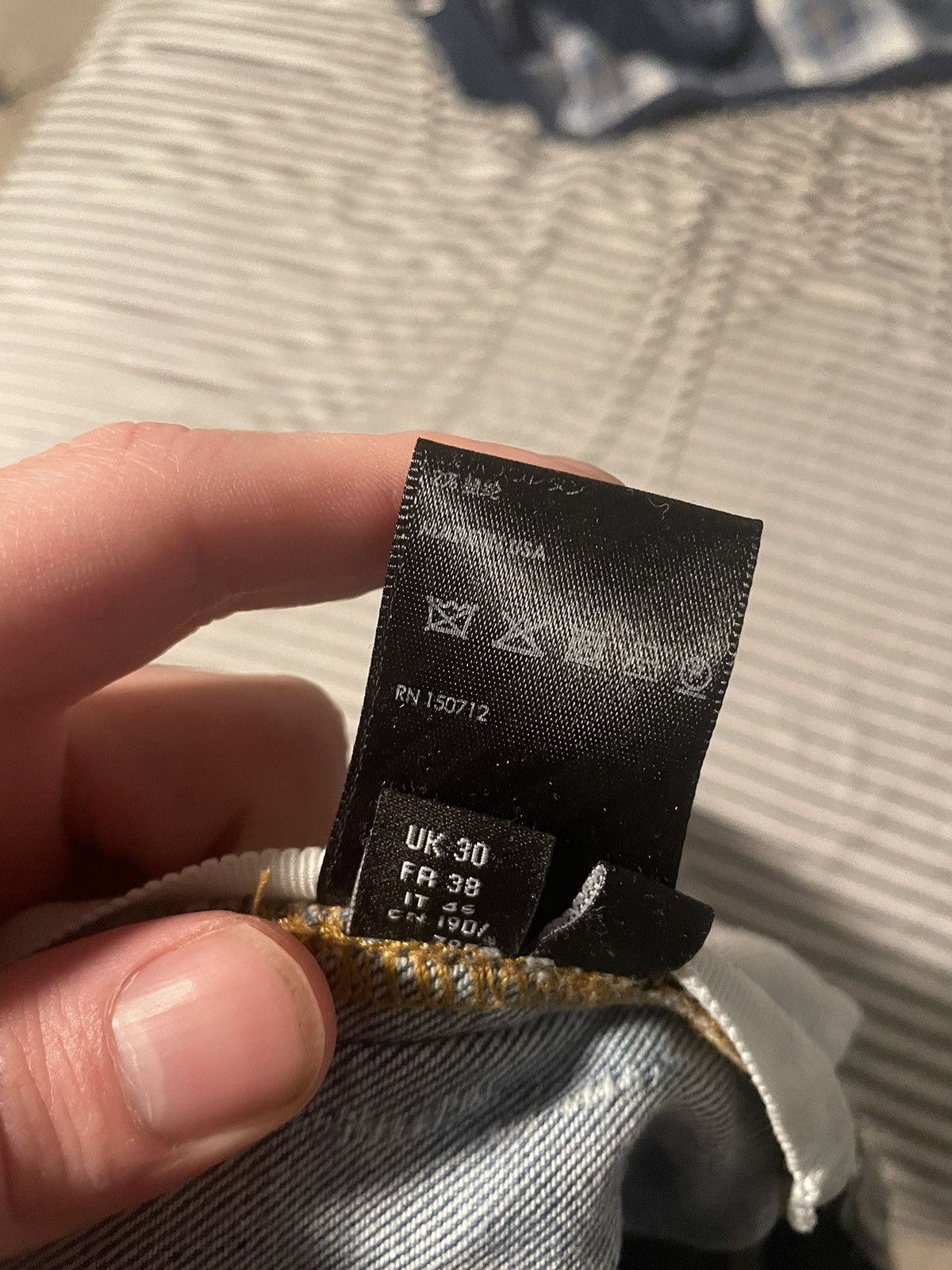 Amiri Amiri paint drip denim blue Size US 30 / EU 46 - 15 Thumbnail
